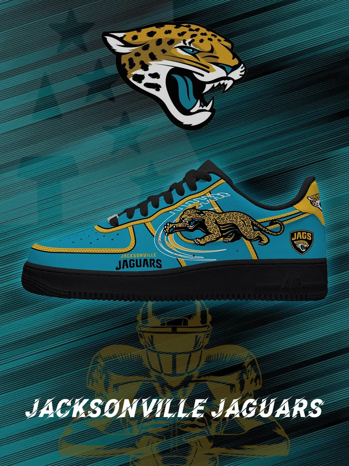 Jacksonville Football V.2 Custom Sneakers