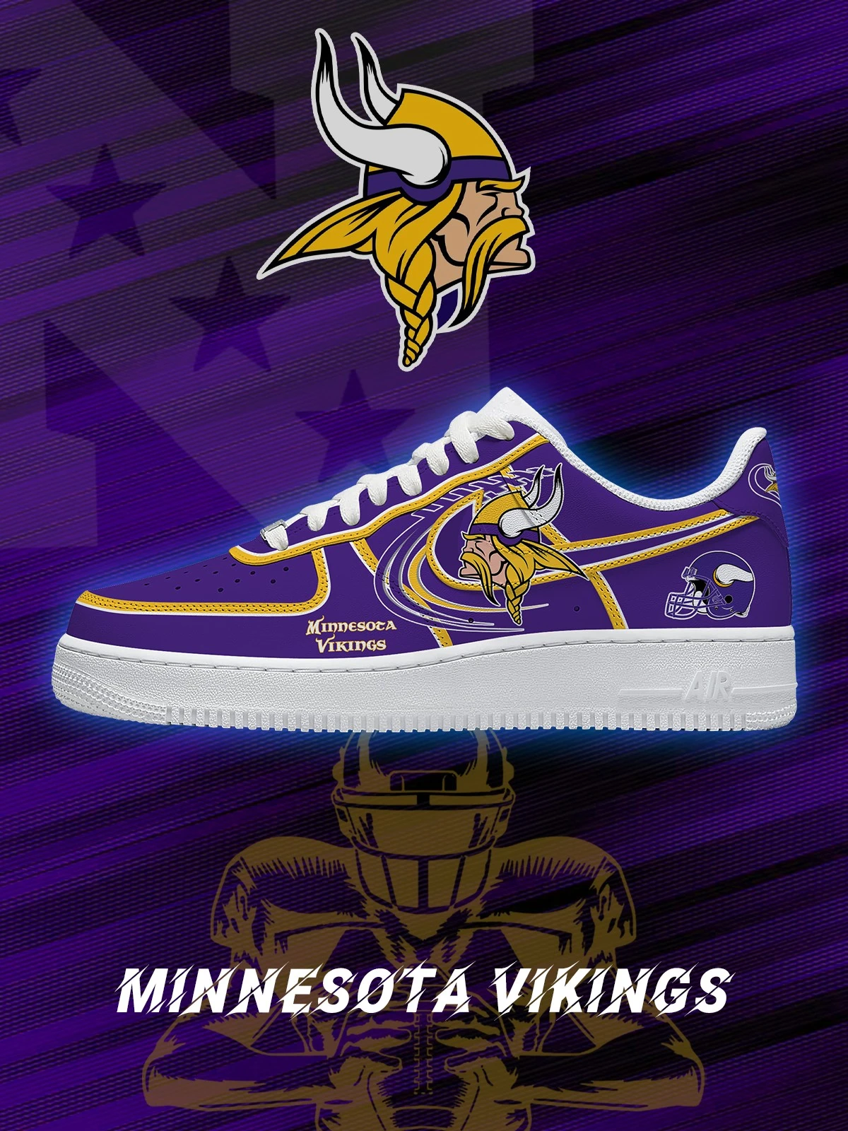 Minnesota Football V.2 Custom Sneakers