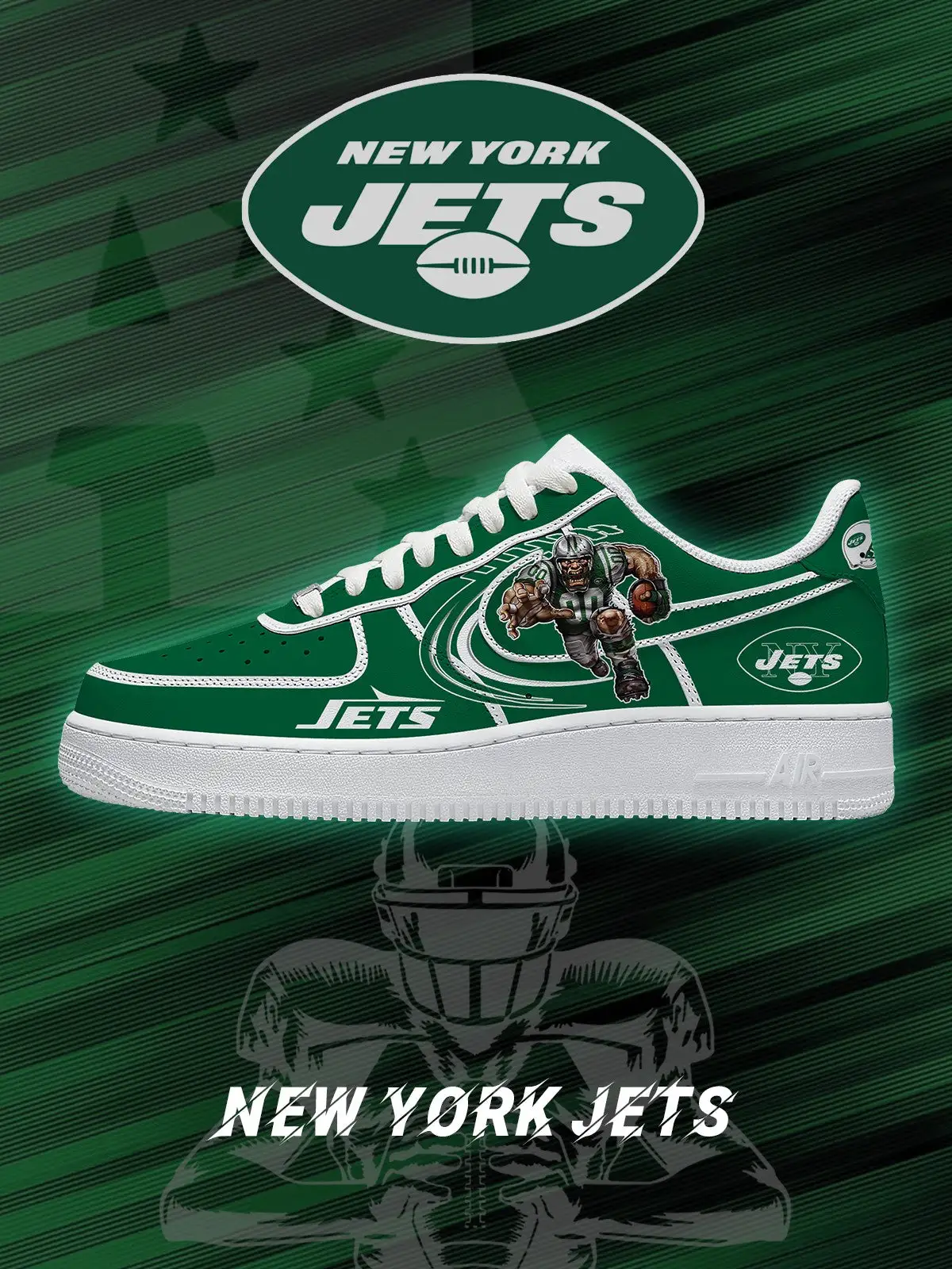 NYJ Football V.2 Custom Sneakers