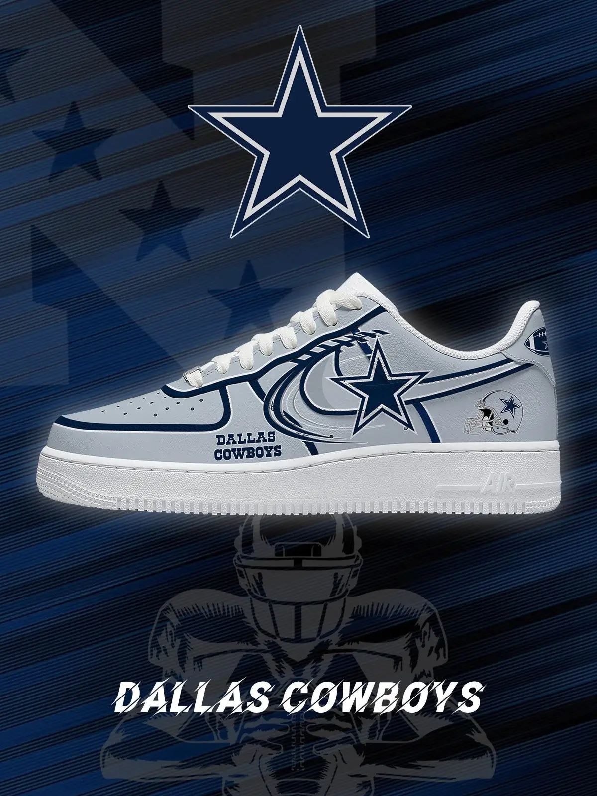 Dallas Football V.2 Custom Sneakers