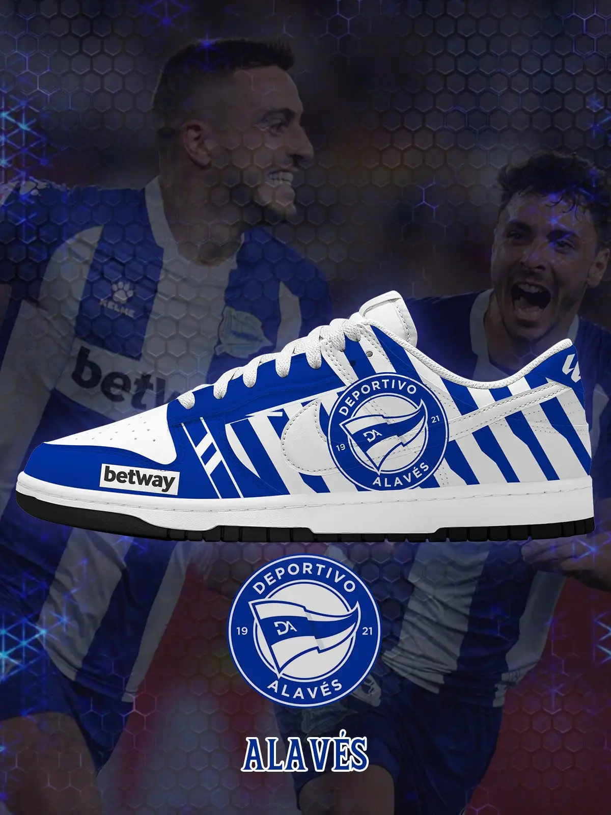 Alavés V.1 Custom Court-Low Sneakers