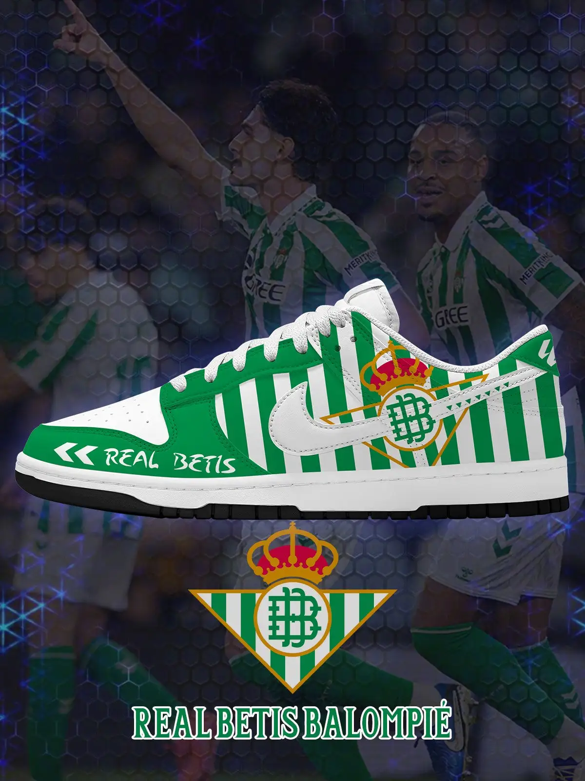 Betis V.1 Custom Court-Low Sneakers