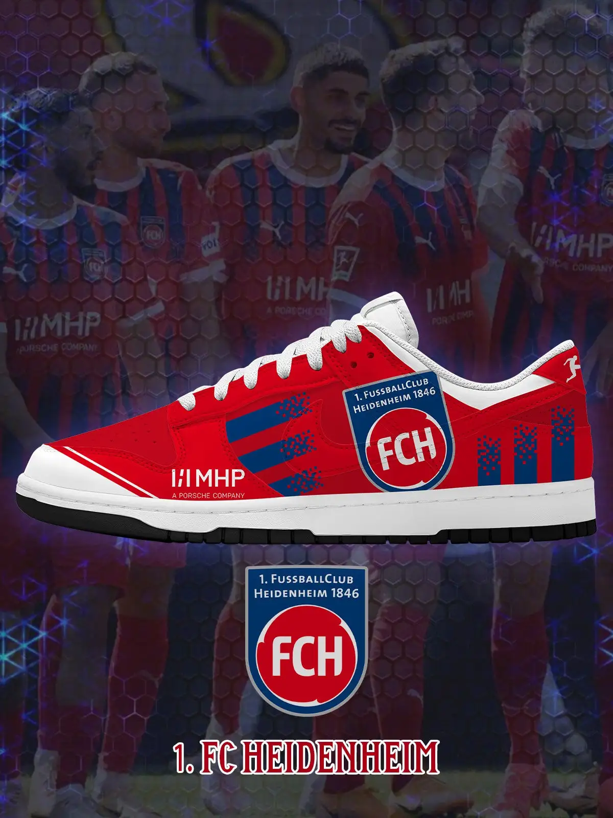 Heidenheim V.1 Custom Court-Low Sneakers