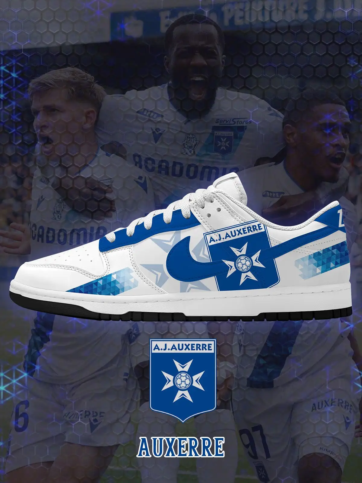 Auxerre V.1 Custom Court-Low Sneakers