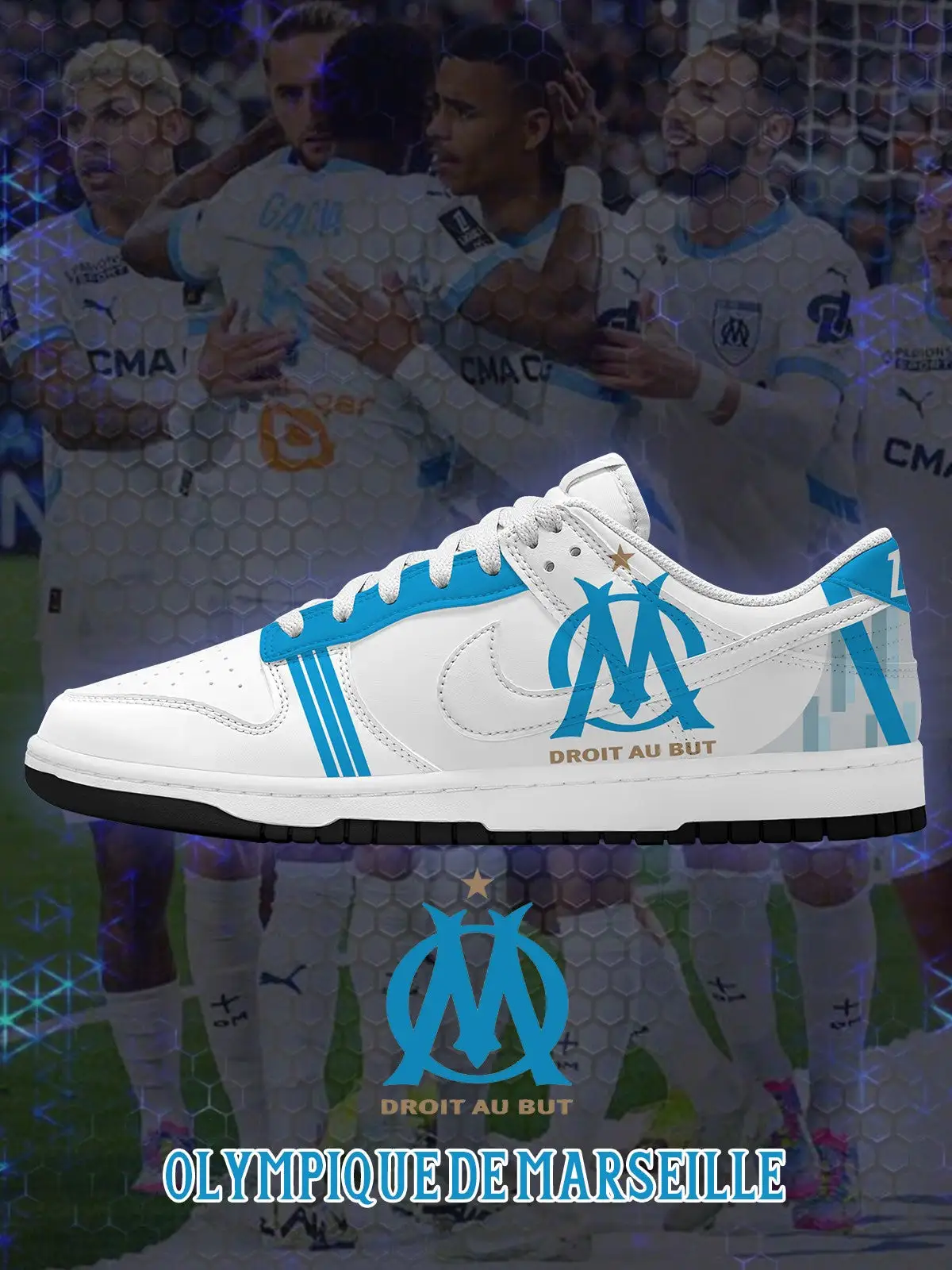 Marseille V.1 Custom Court-Low Sneakers