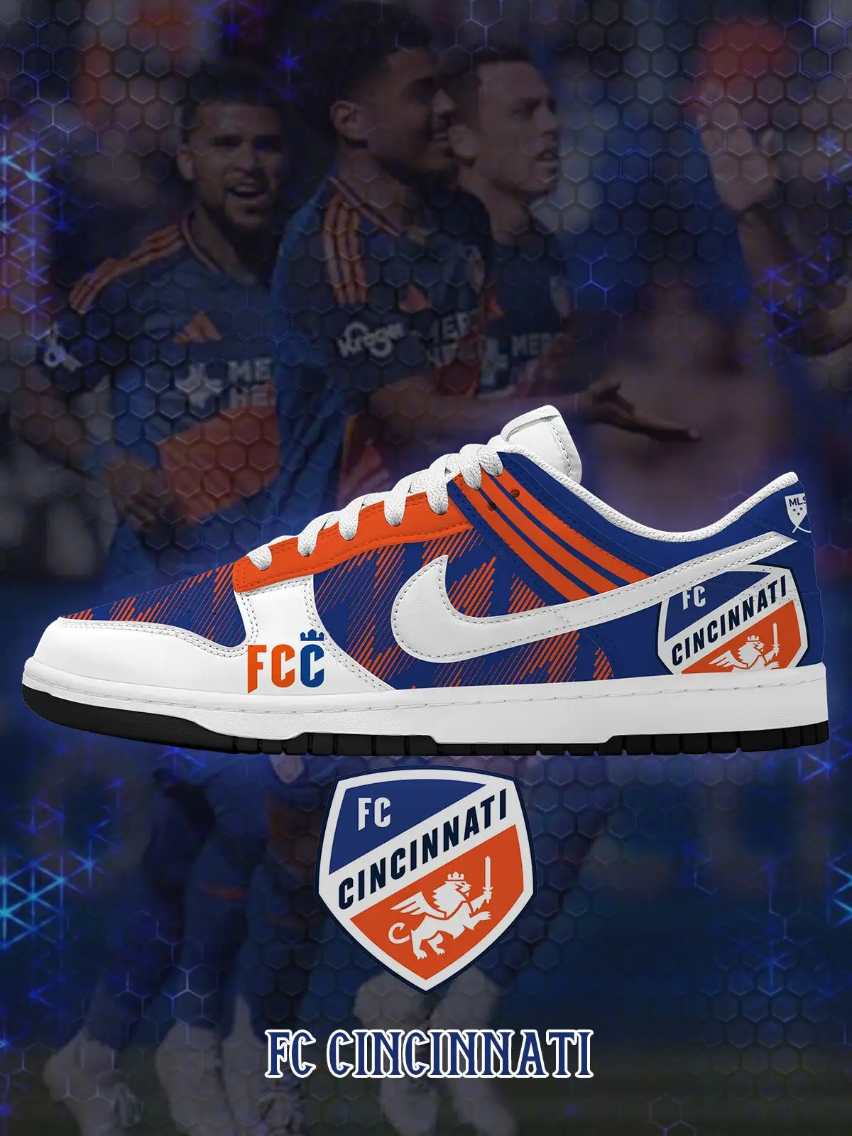 Cincinnati V.1 Custom Court-Low Sneakers