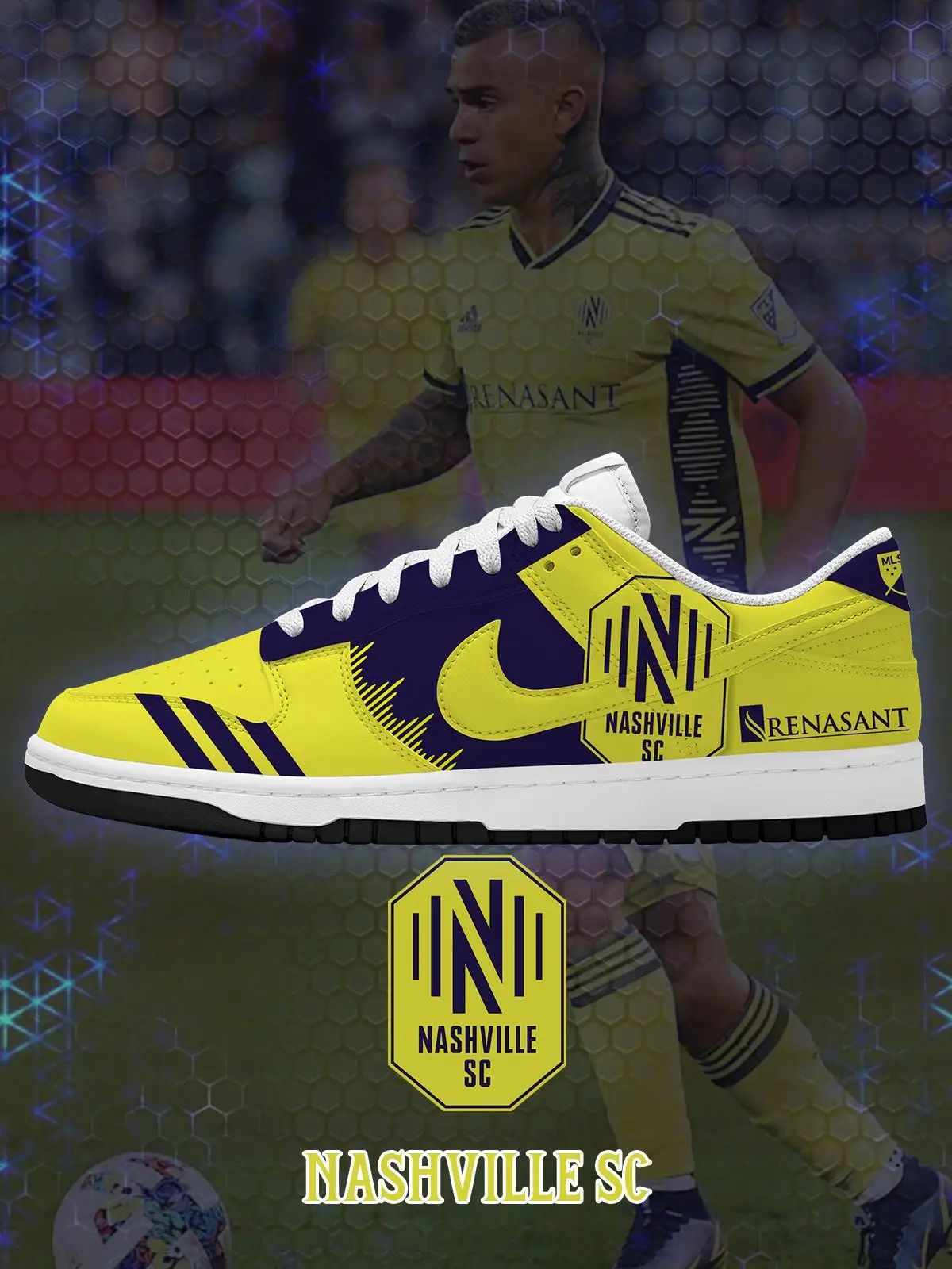 Nashville V.1 Custom Court-Low Sneakers