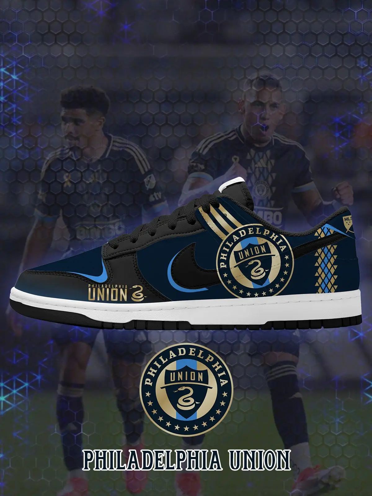 Philadelphia V.1 Custom Court-Low Sneakers