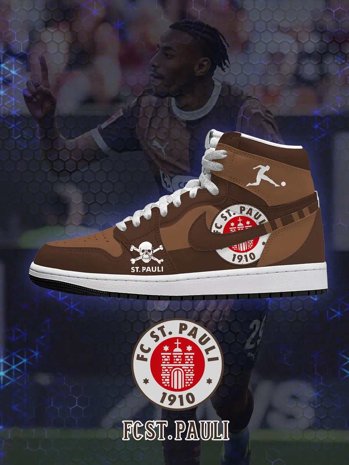 St. Pauli V.1 Custom High-Top Sneakers