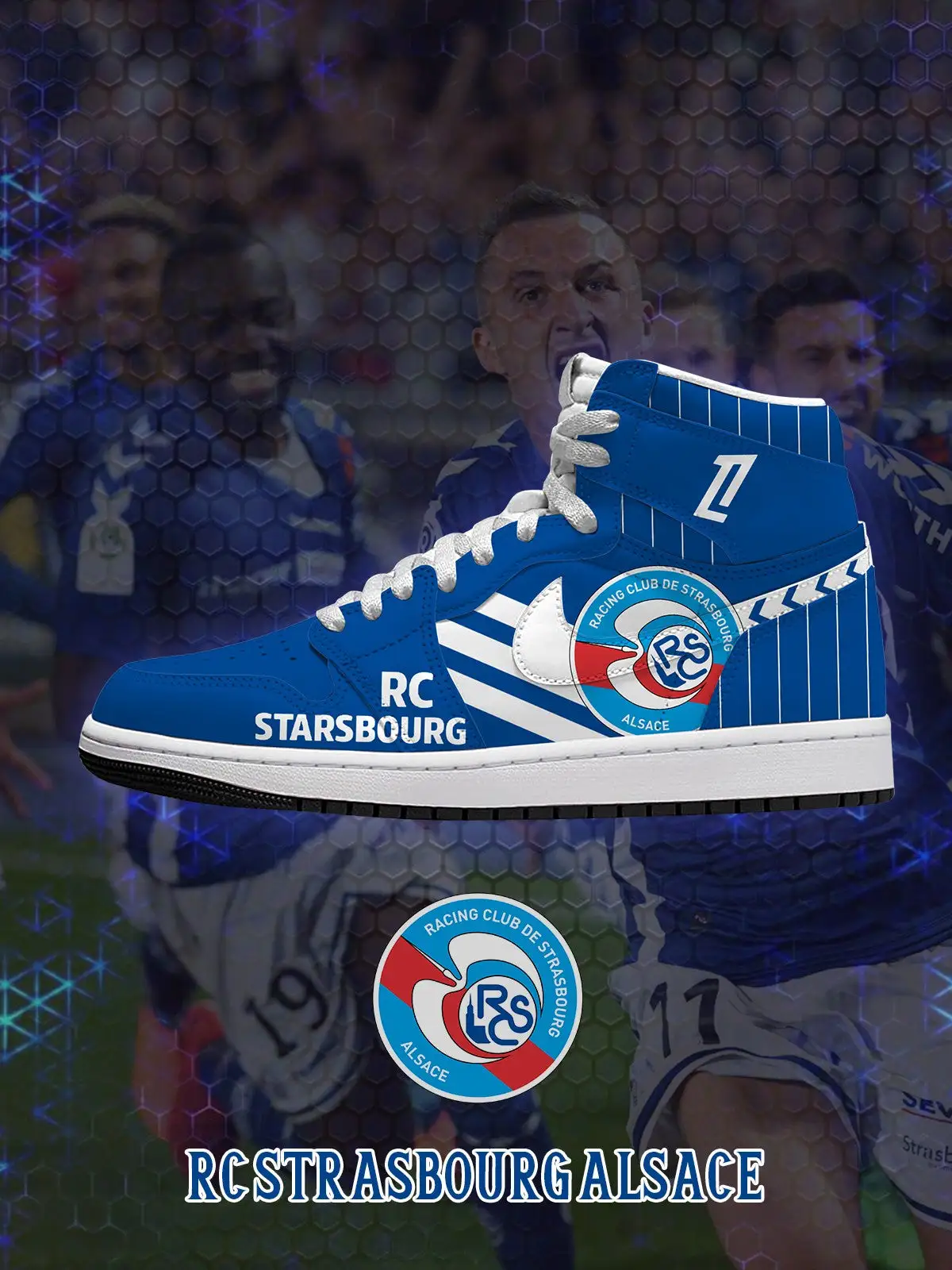 Strasbourg V.1 Custom High-Top Sneakers
