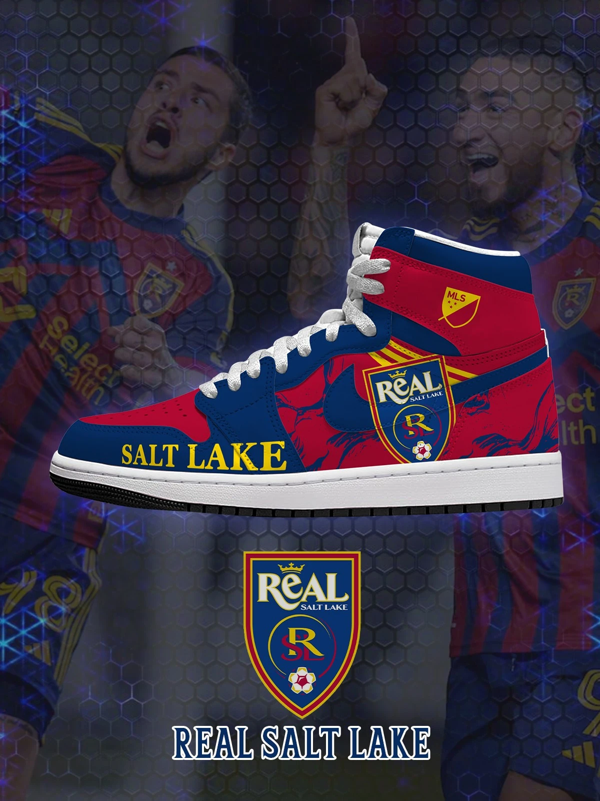 Salt Lake V.1 Custom High-Top Sneakers