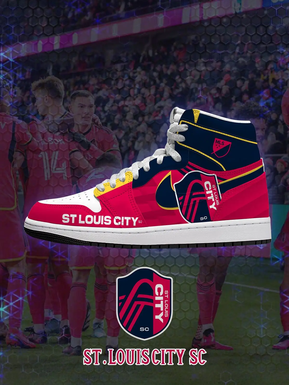 St. Louis V.1 Custom High-Top Sneakers