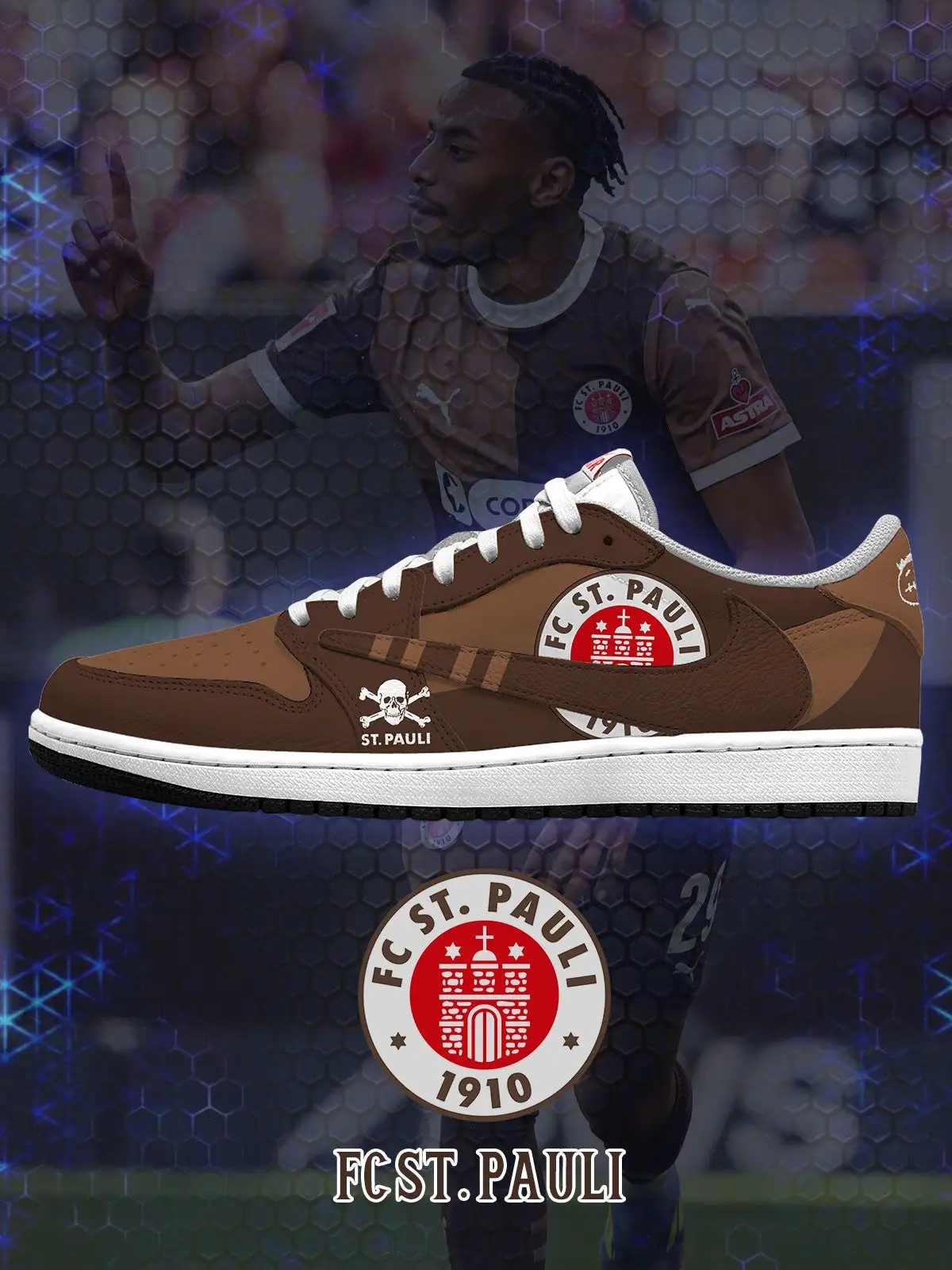 St. Pauli V.1 Custom TS Low Sneakers