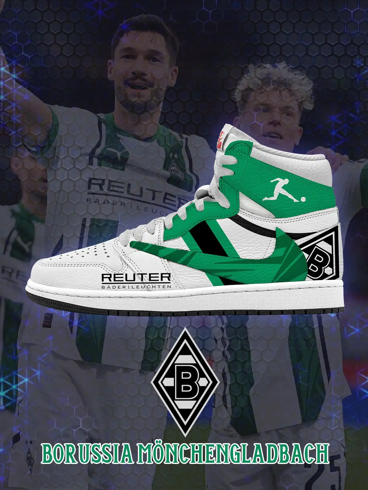 Borussia MG V.1 Custom TS High Sneakers