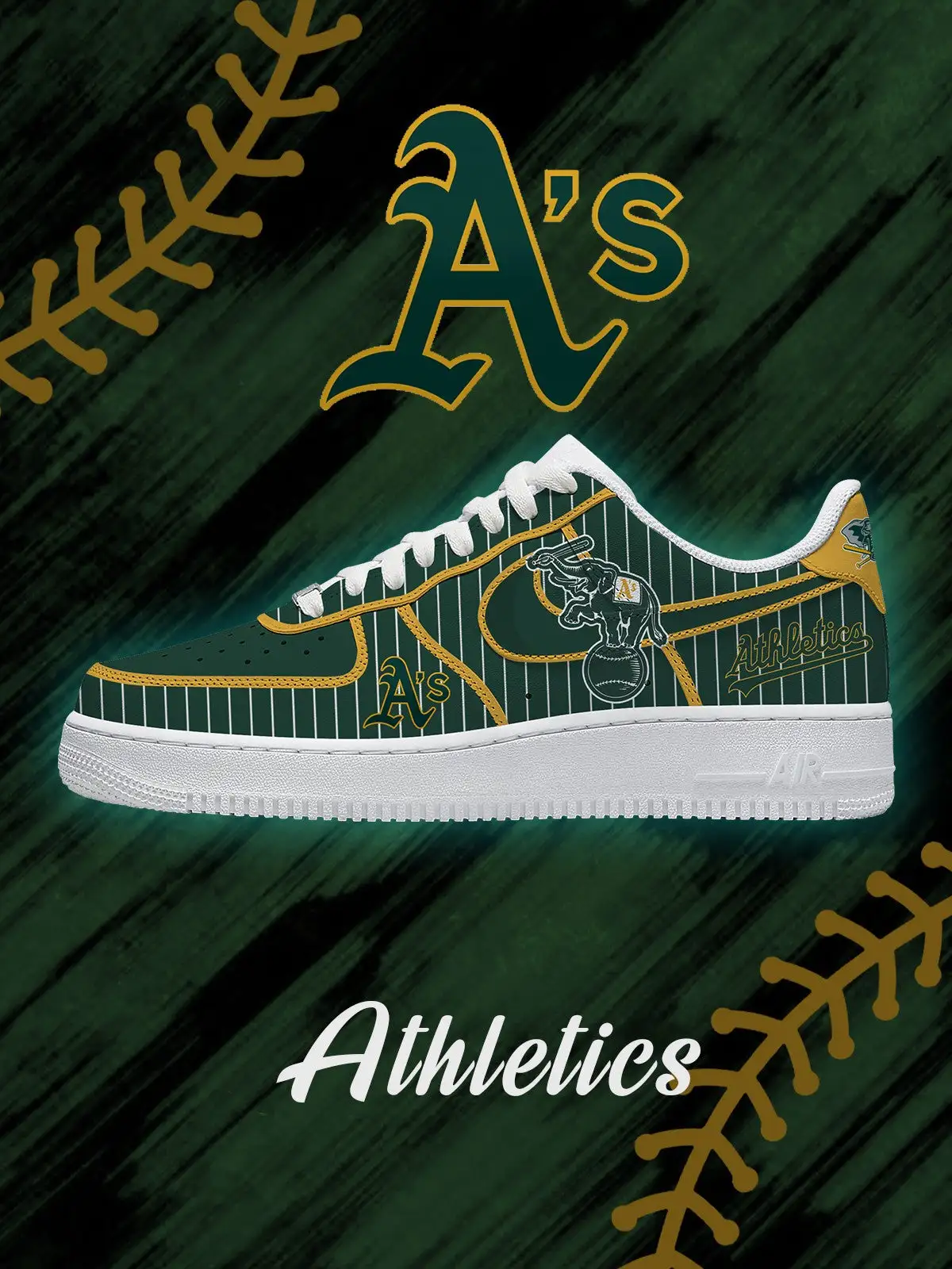 Oakland Baseball V.2 Custom Sneakers