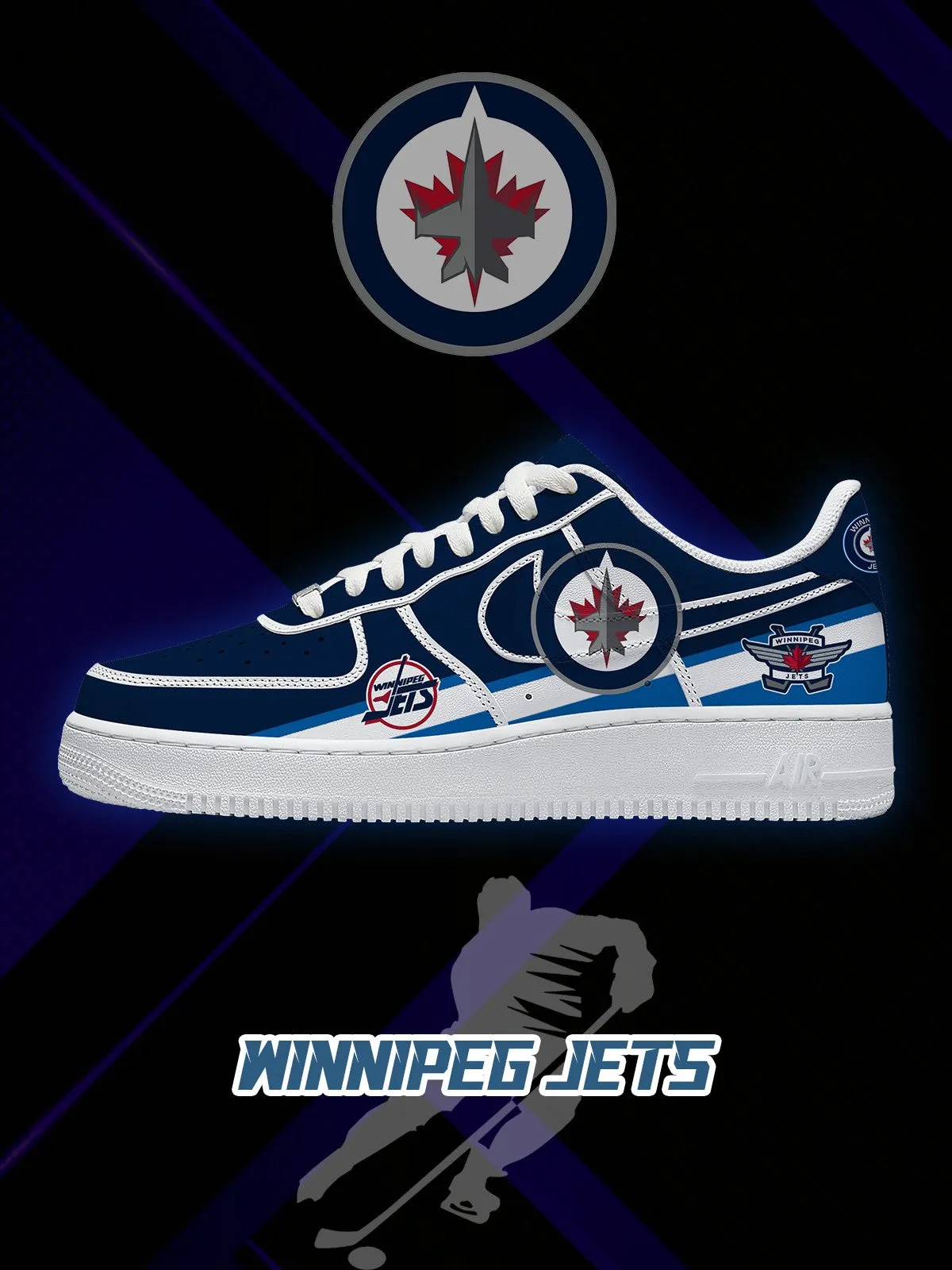 Winnipeg Hockey V.2 Custom Sneakers