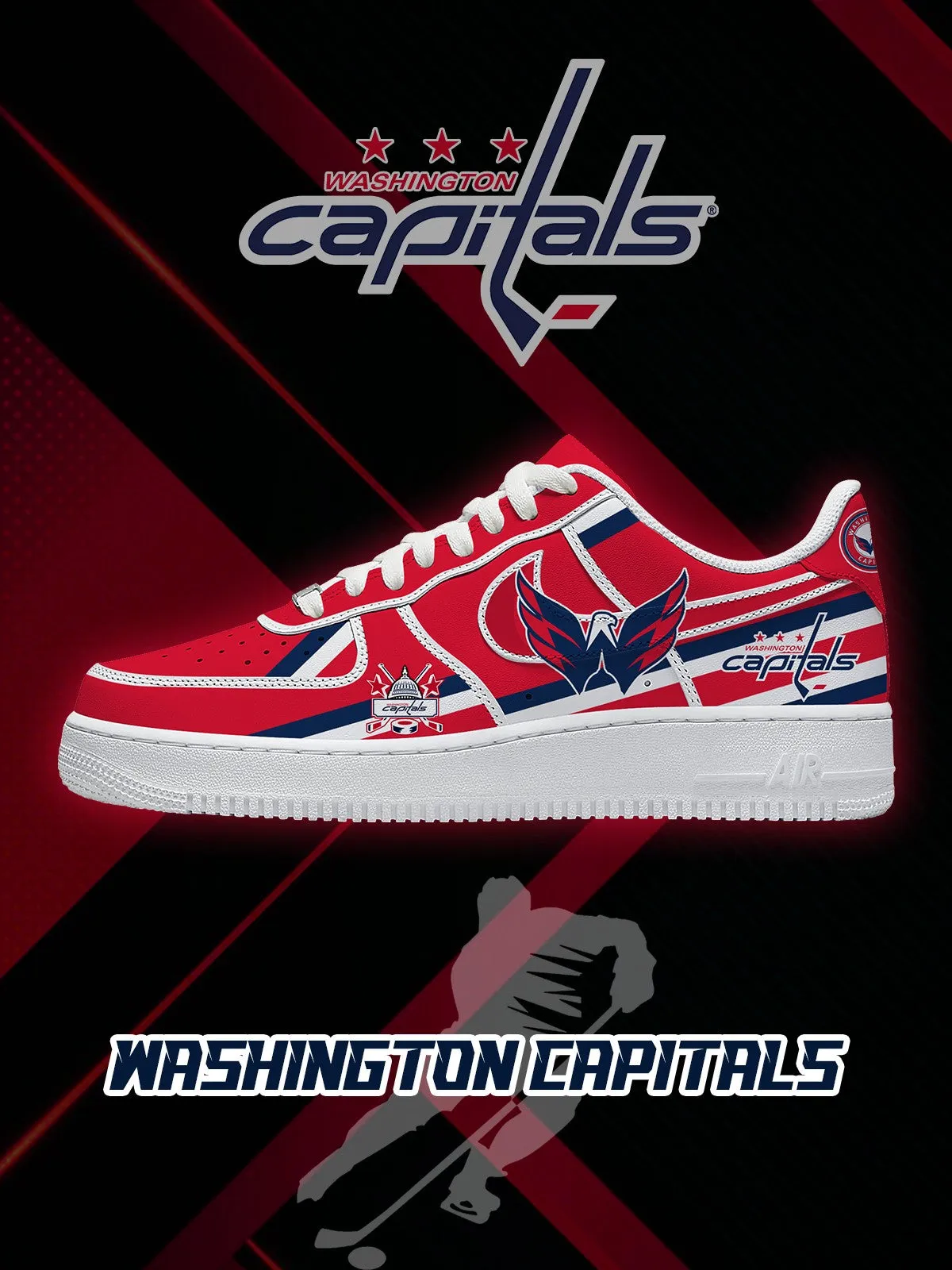 Washington Hockey V.2 Custom Sneakers