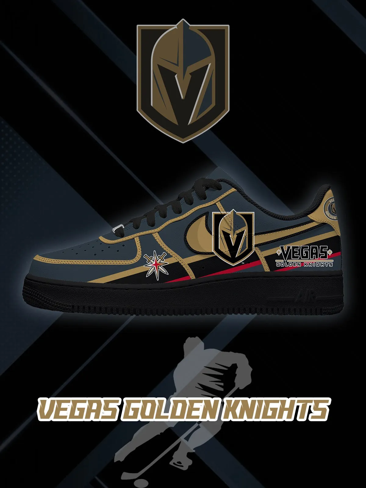 Vegas Hockey V.2 Custom Sneakers