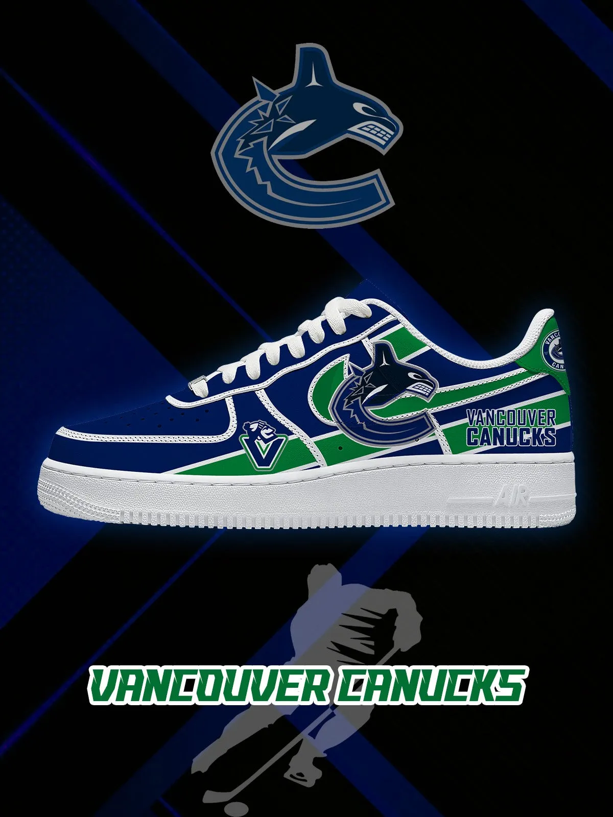 Vancouver Hockey V.2 Custom Sneakers