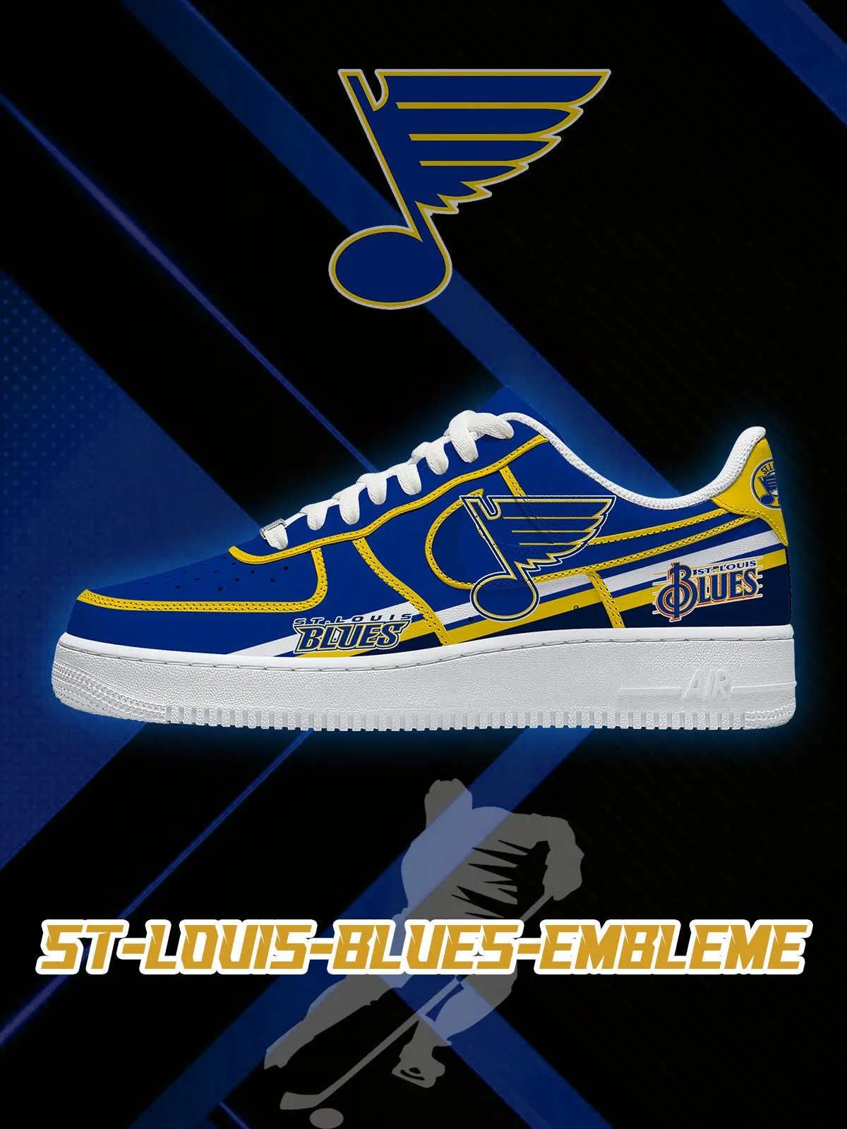 St. Louis Hockey V.2 Custom Sneakers