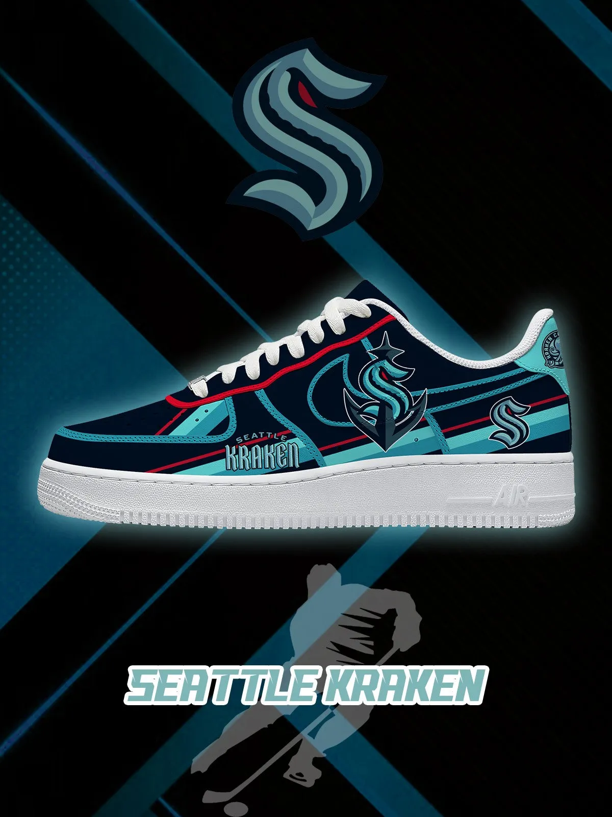 Seattle Hockey V.2 Custom Sneakers