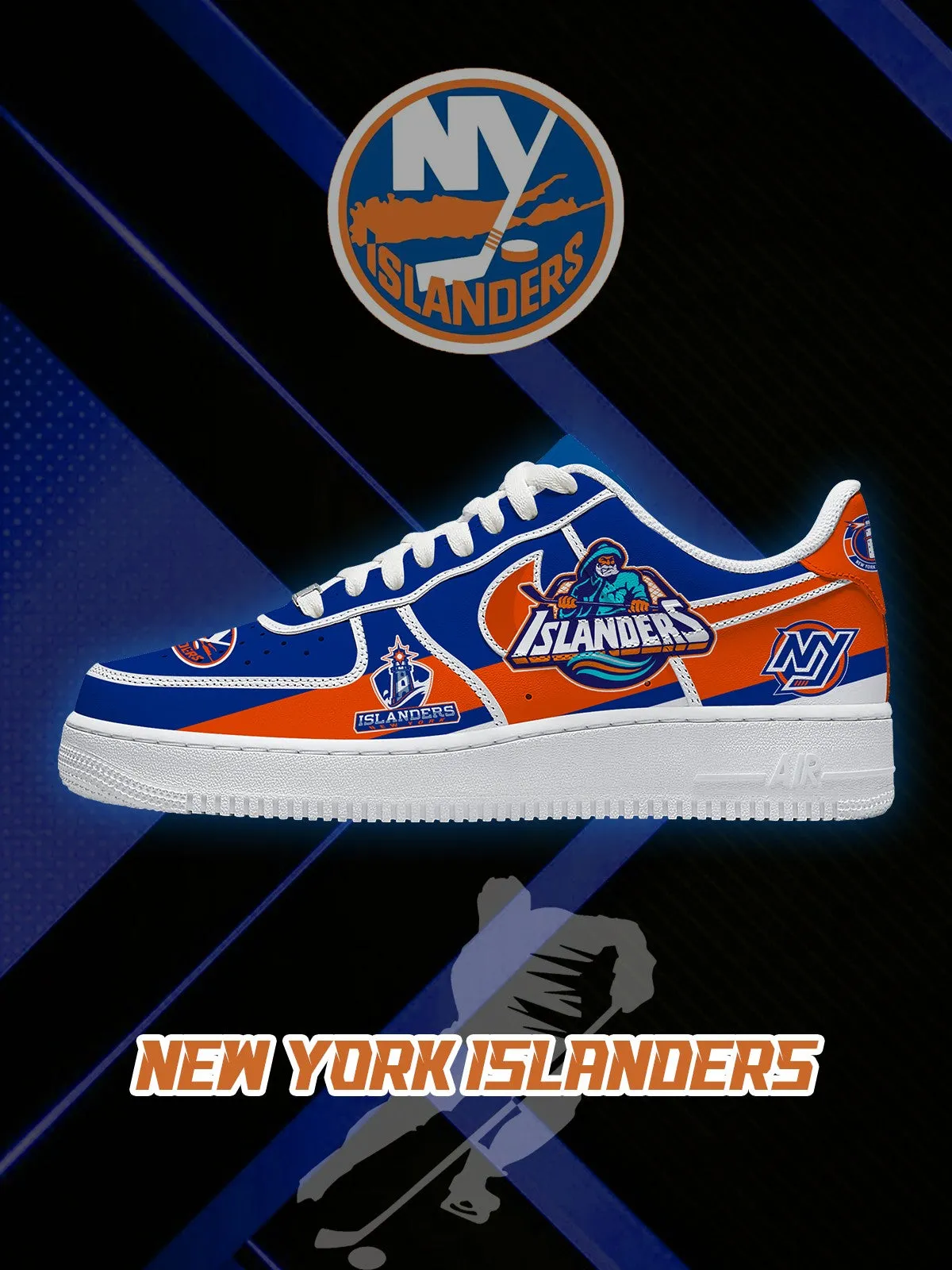 NYI Hockey V.2 Custom Sneakers