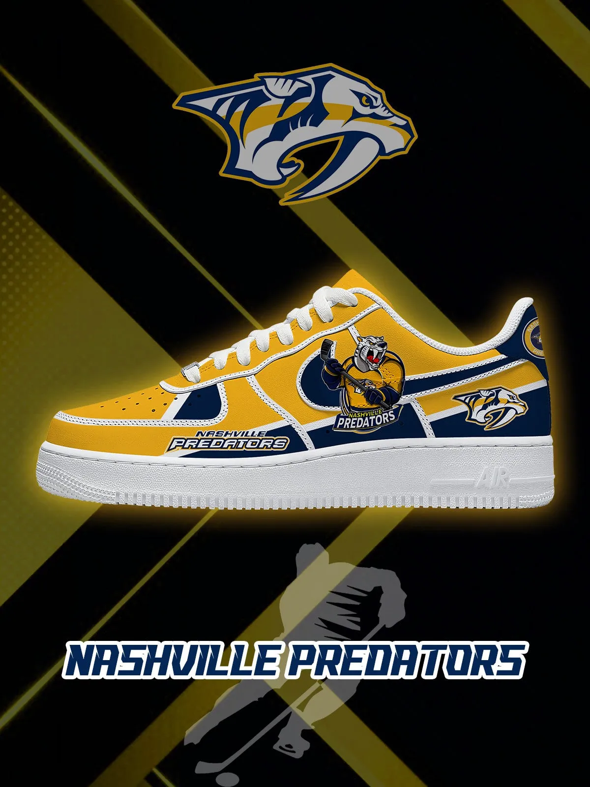 Nashville Hockey V.2 Custom Sneakers