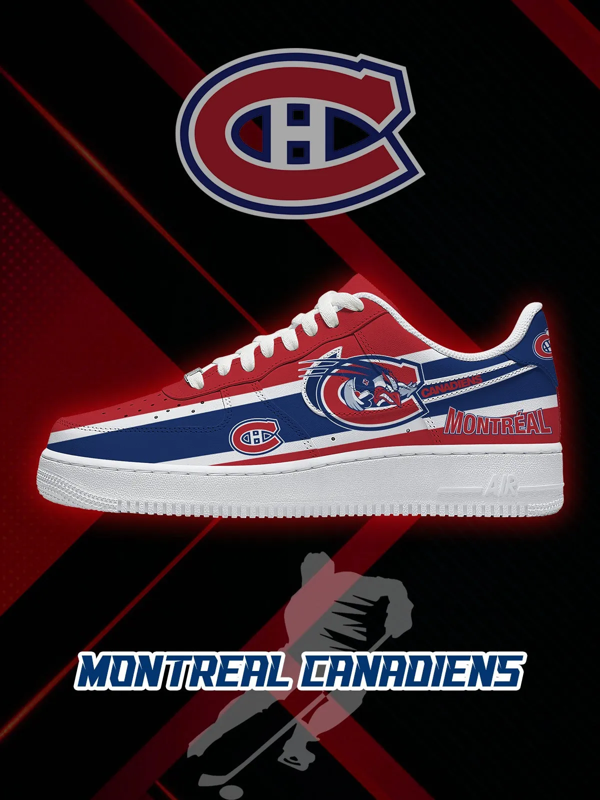 Montreal Hockey V.2 Custom Sneakers