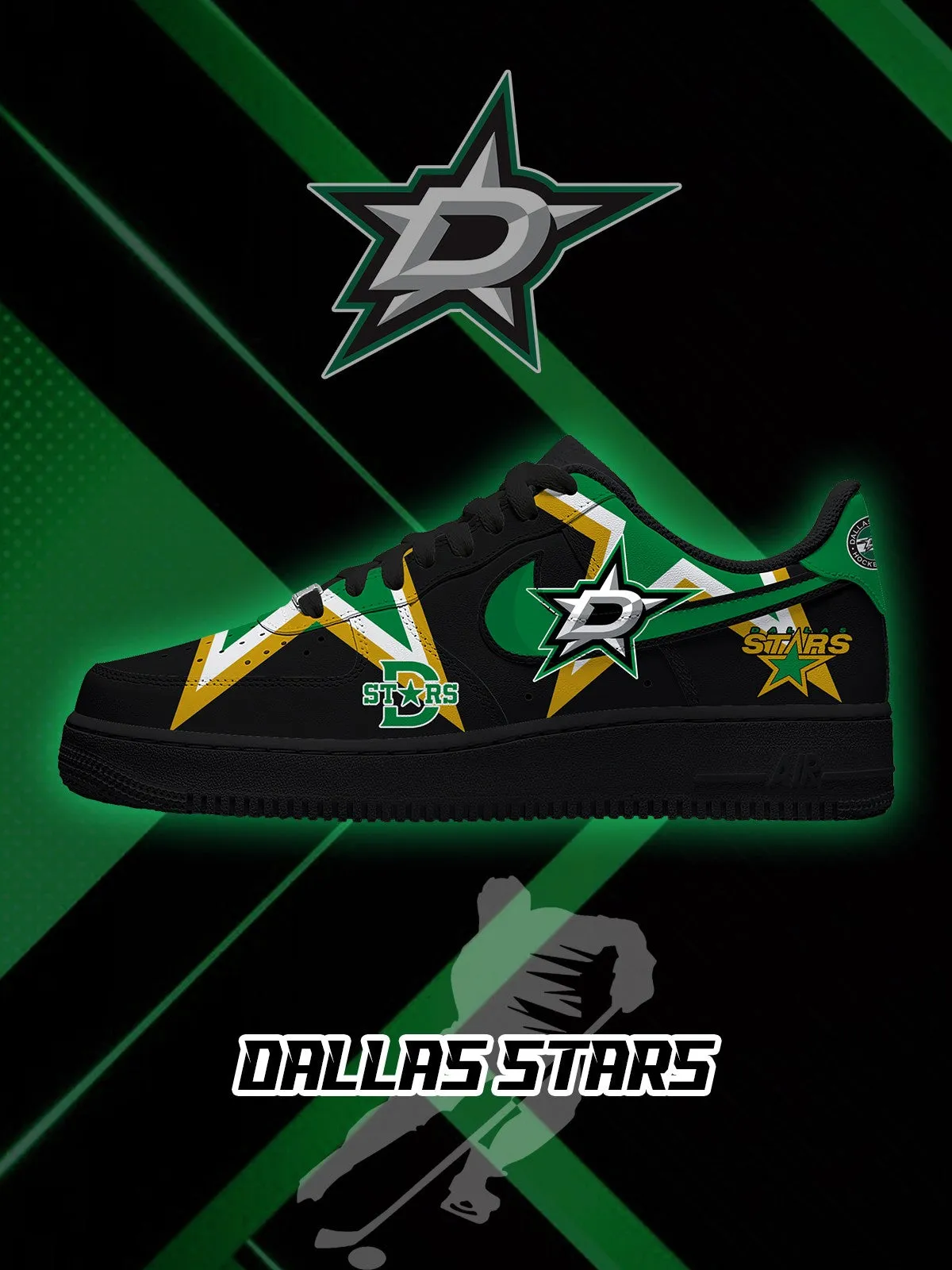 Dallas Hockey V.2 Custom Sneakers
