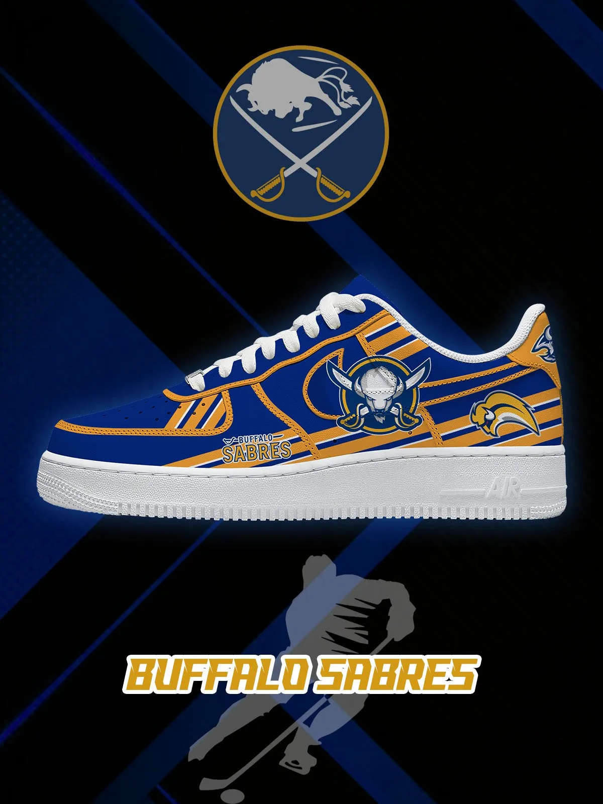 Buffalo Hockey V.2 Custom Sneakers