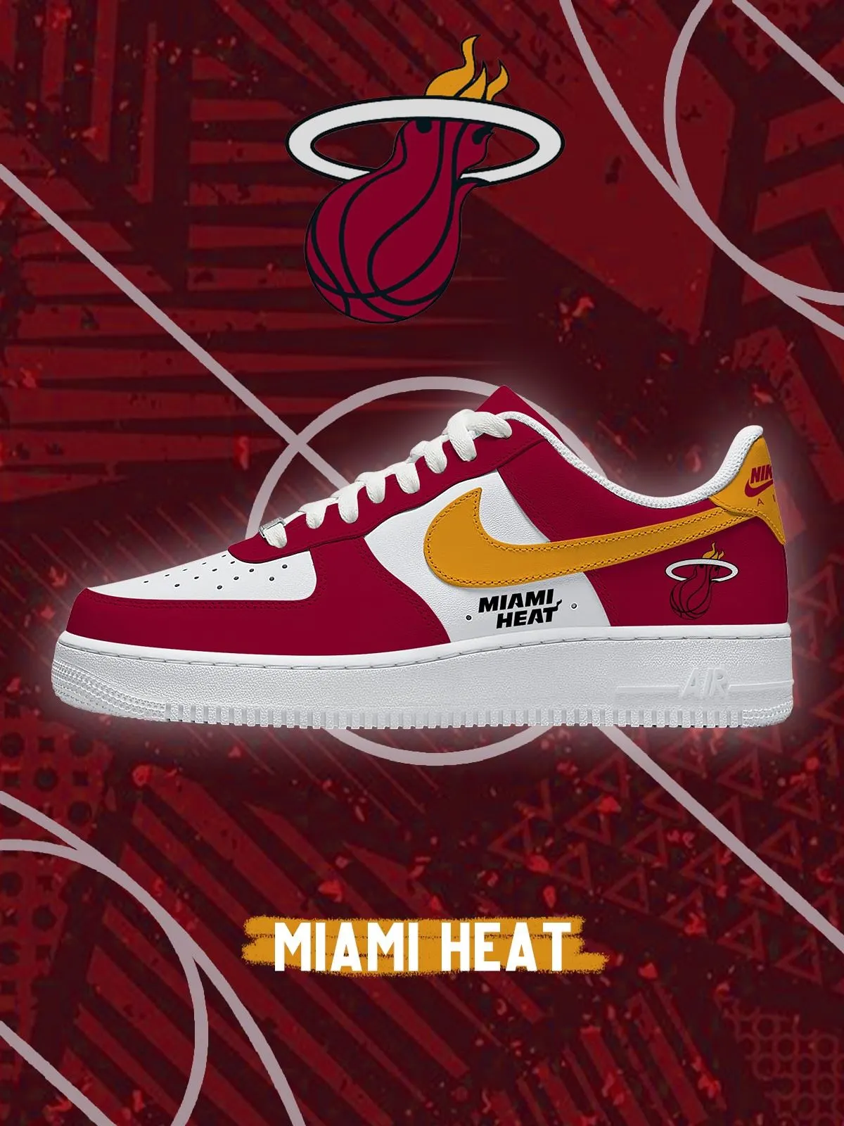 Miami Basketball Custom Sneakers