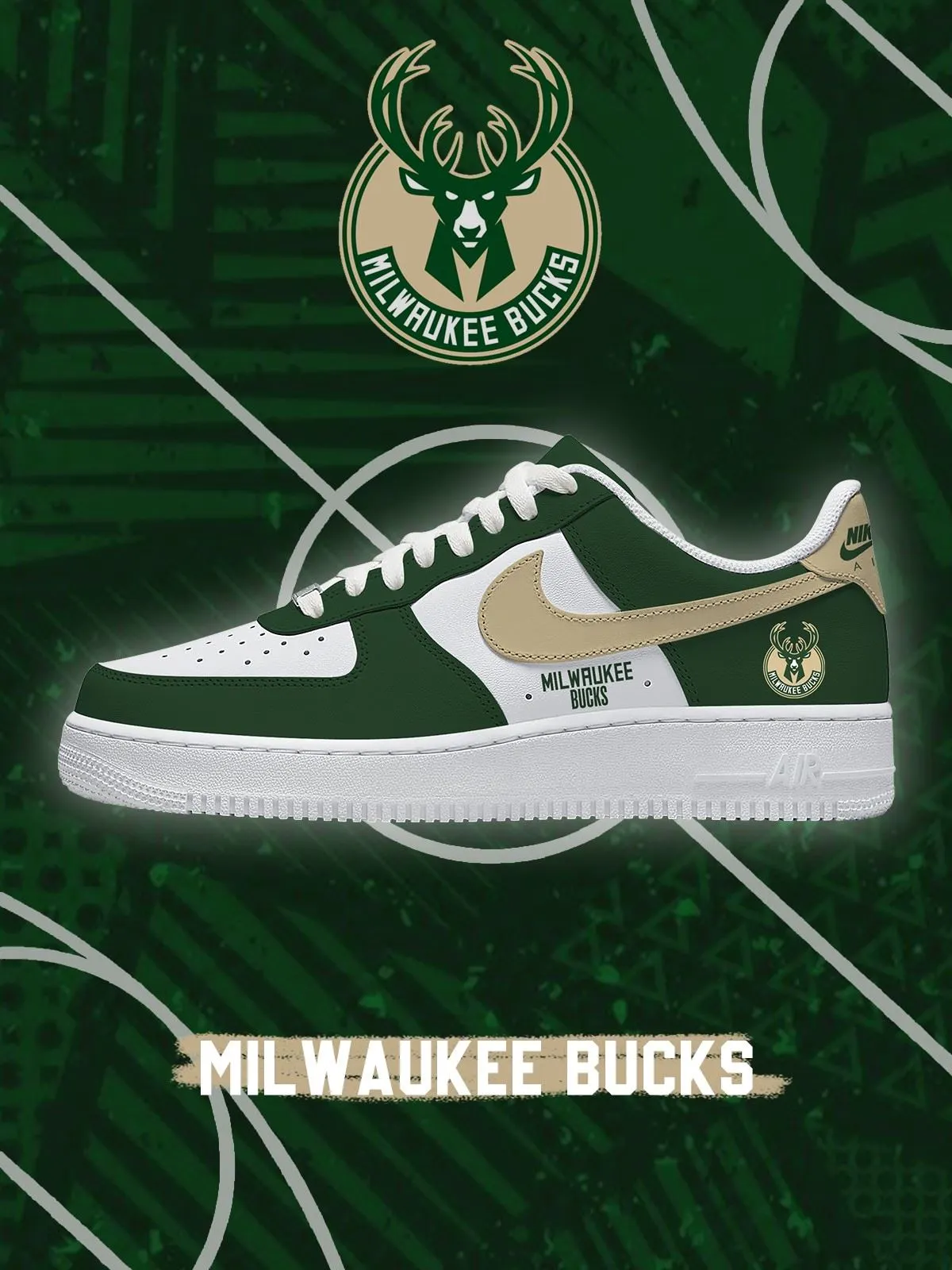 Milwaukee Basketball Custom Sneakers