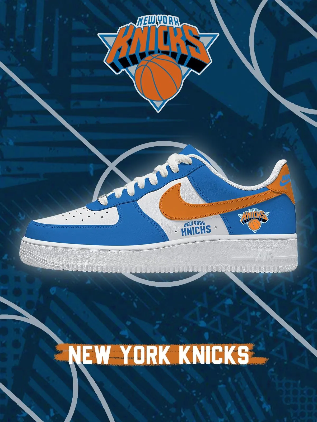 New York Basketball Custom Sneakers