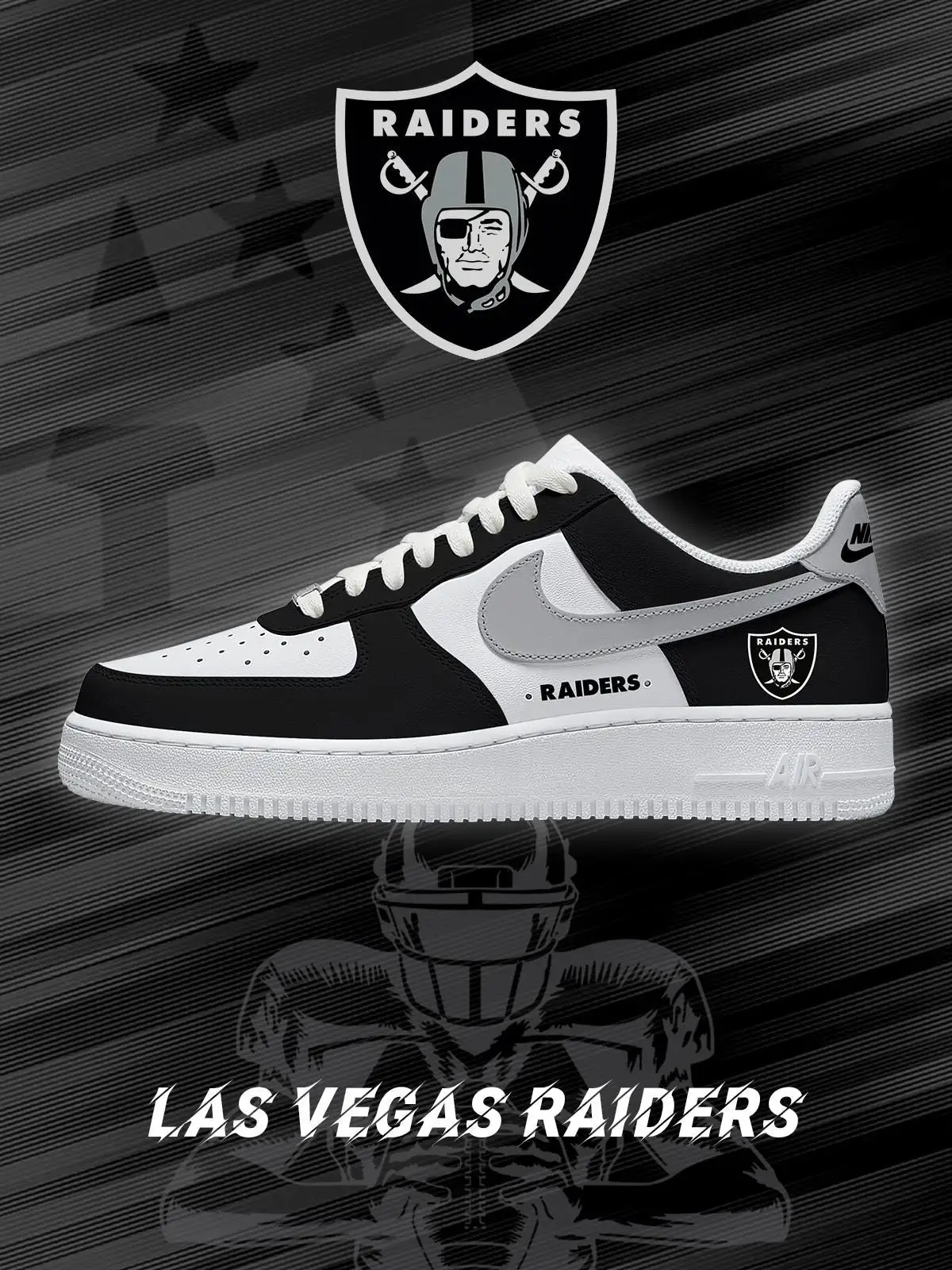Las Vegas Football Custom Sneakers