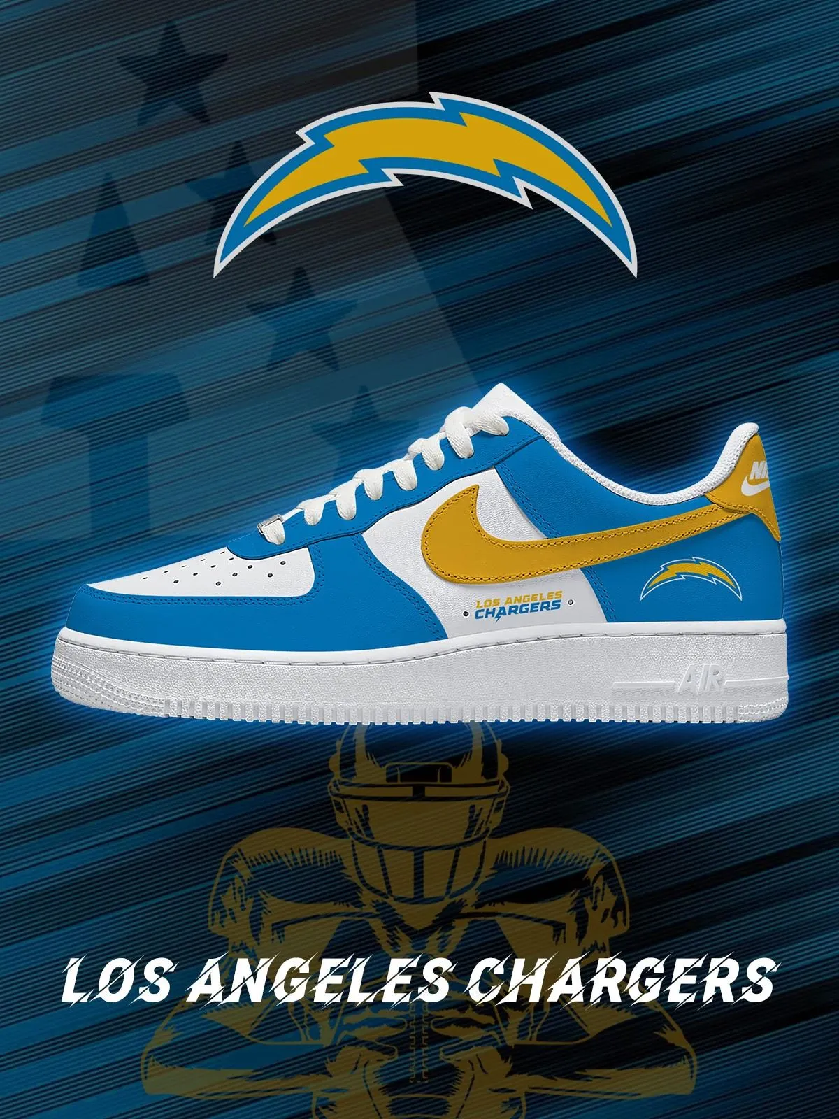 Los Angeles Football Custom Sneakers
