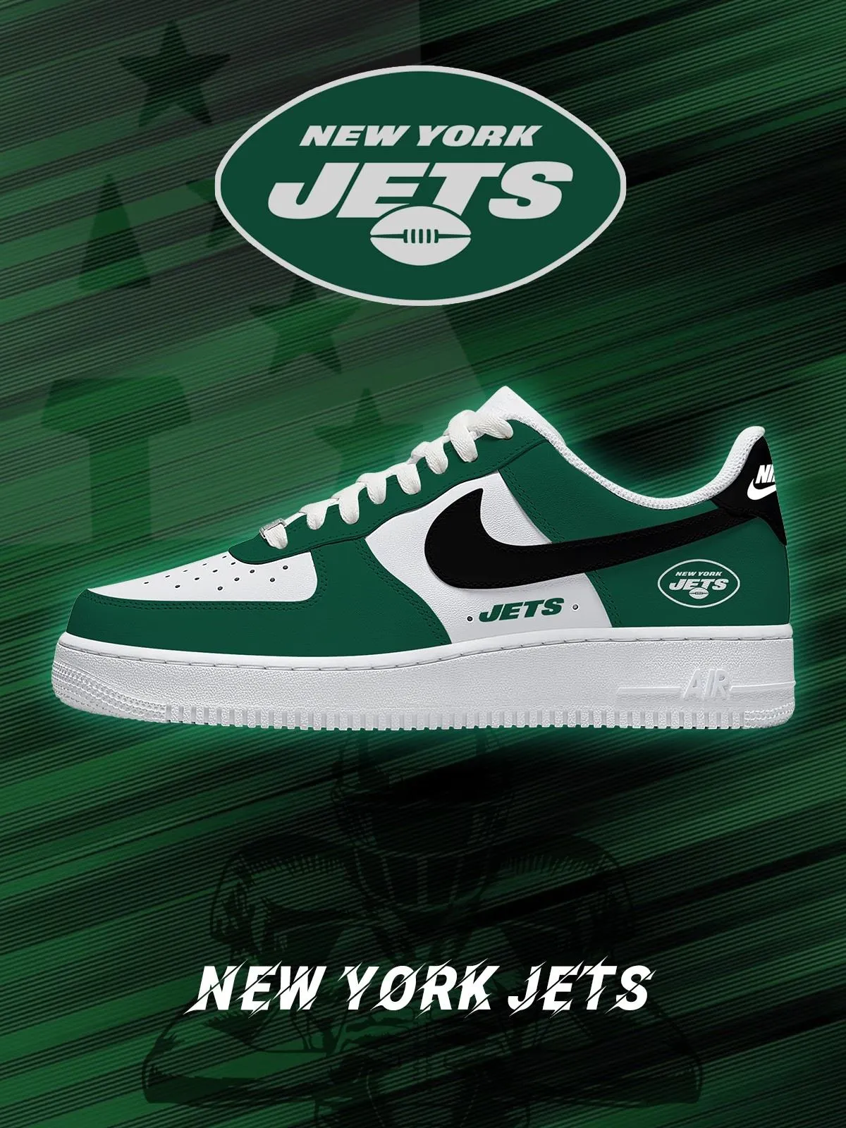 New York Football Custom Sneakers