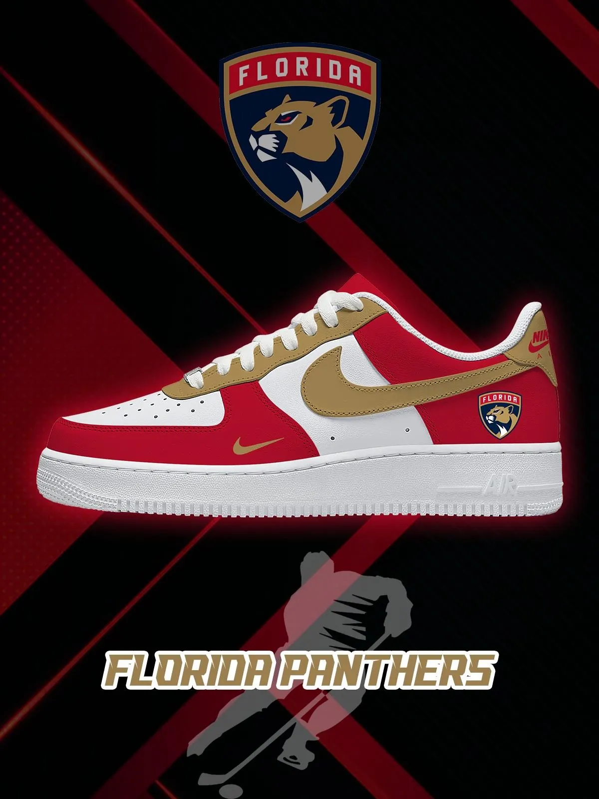 Florida Hockey Custom Sneakers