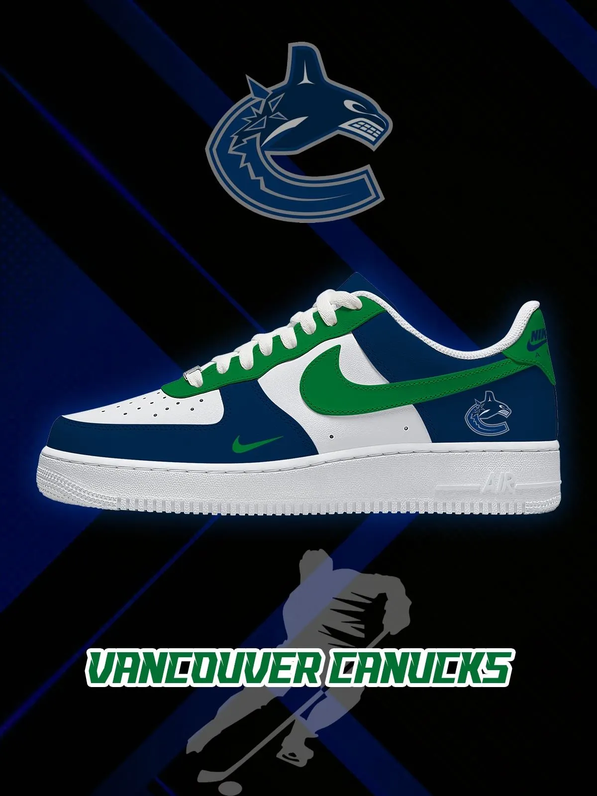 Vancouver Hockey Custom Sneakers