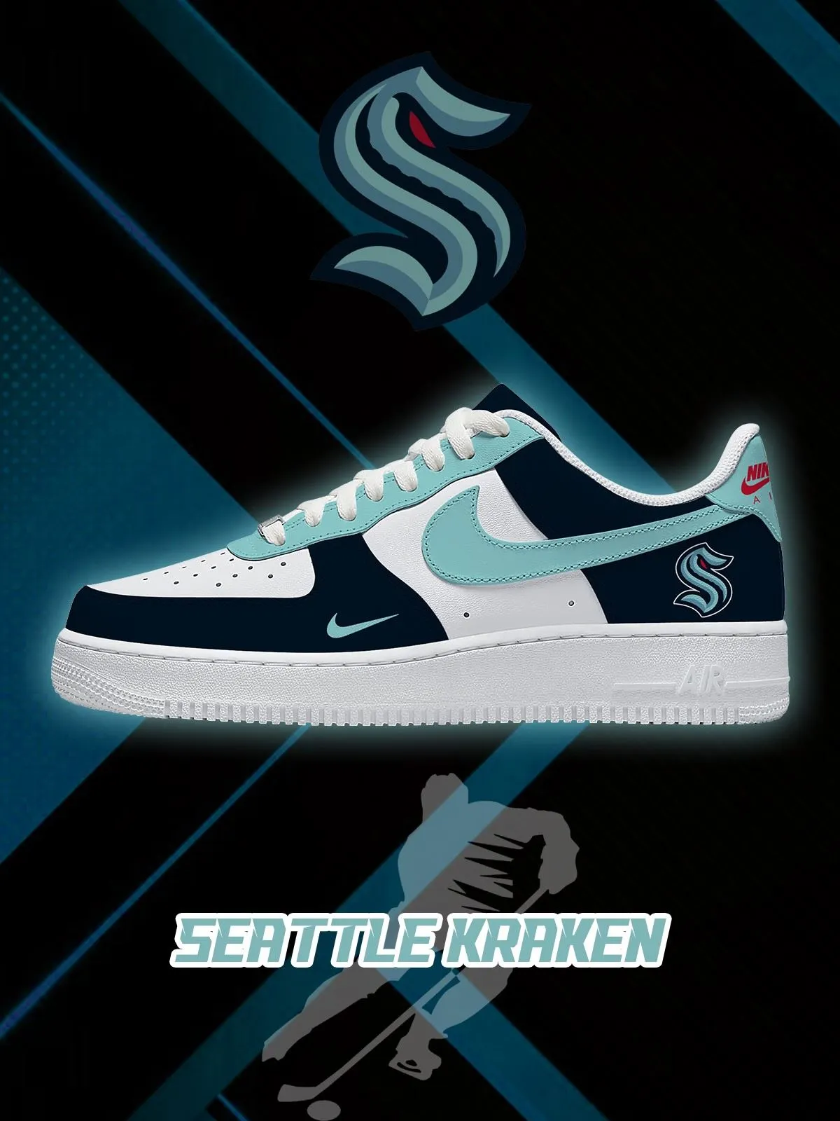 Seattle Hockey Custom Sneakers