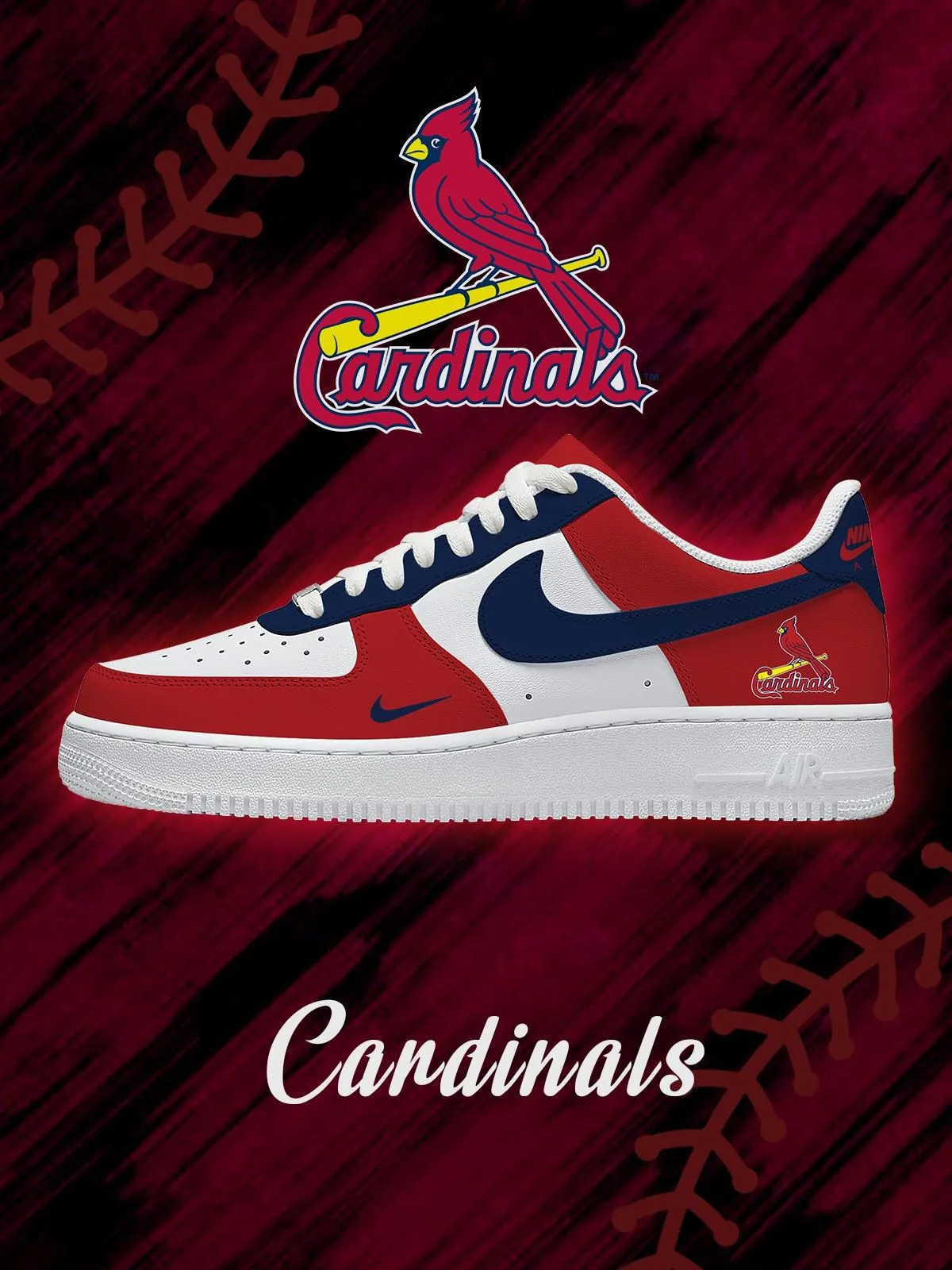 St. Louis Baseball Custom Sneakers