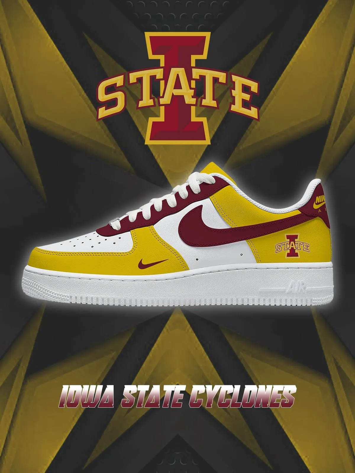 Iowa State College Custom Sneakers