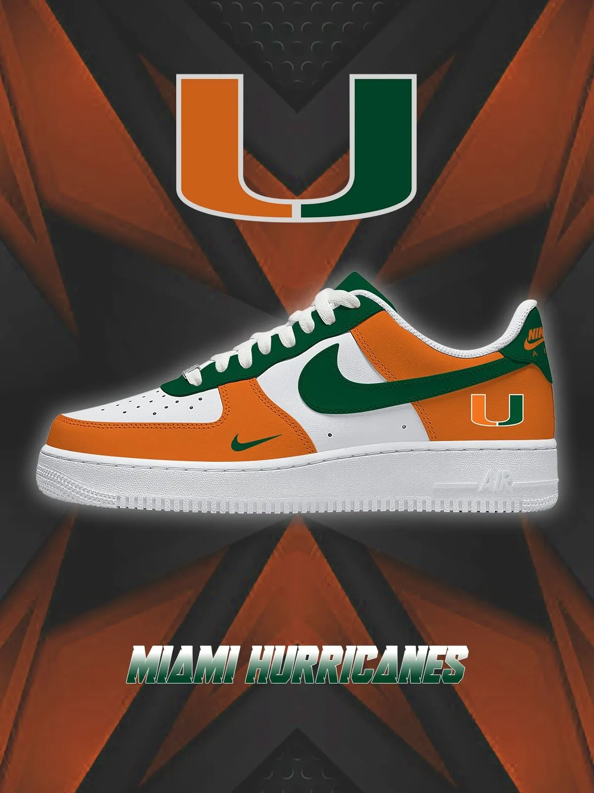Miami College Custom Sneakers