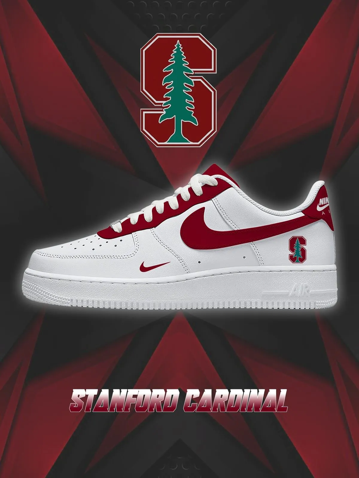 Stanford College Custom Sneakers