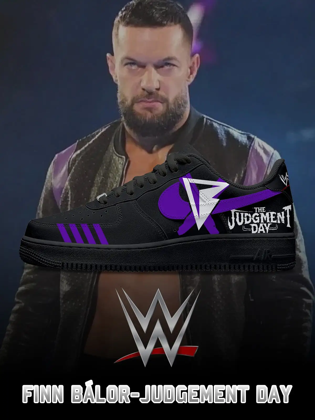 Finn Bálor-Judgement Day V.1 Custom Sneakers
