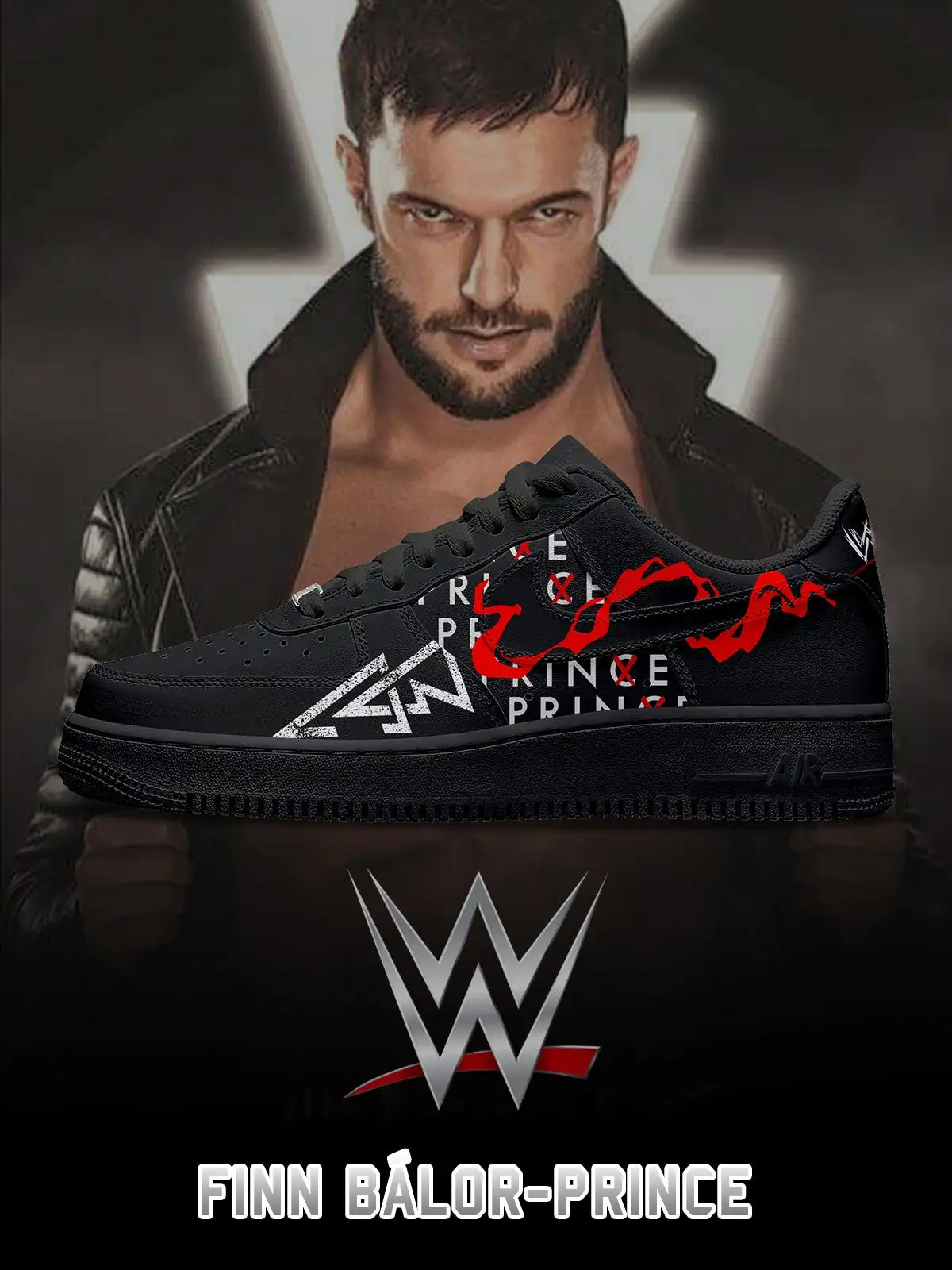Finn Bálor-Prince V.1 Custom Sneakers