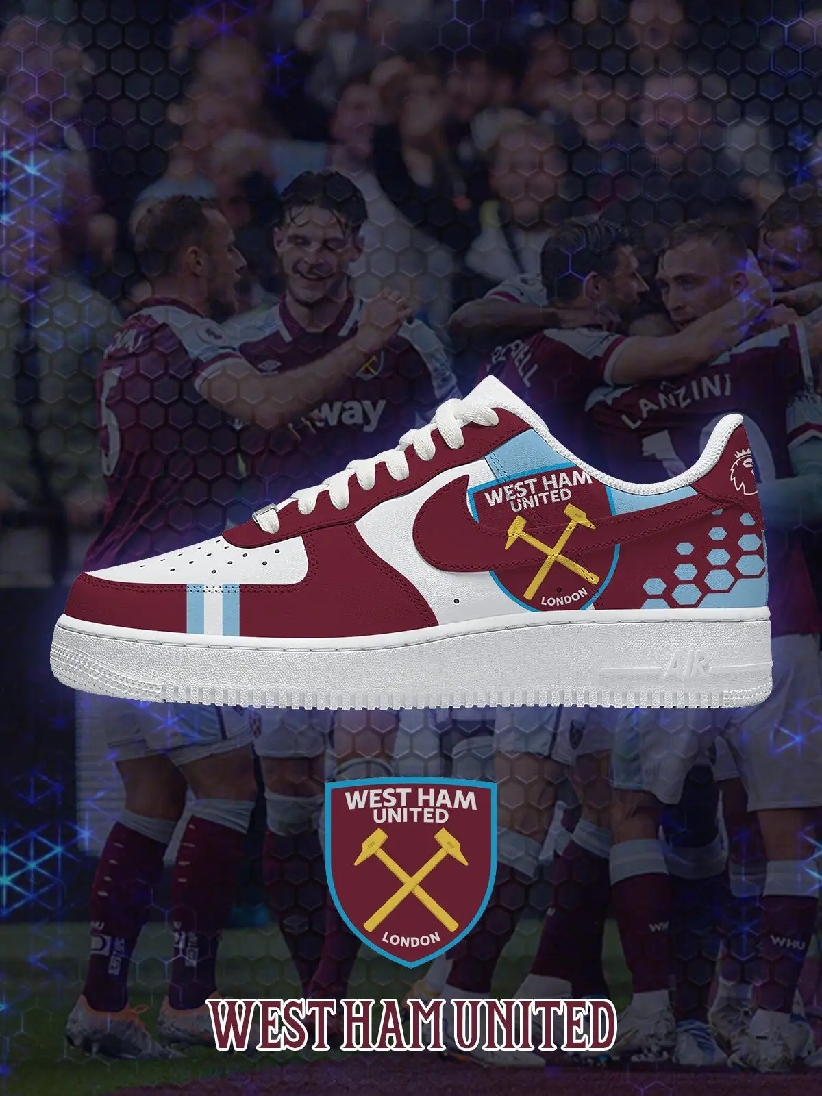 West Ham V.1 Custom Sneakers
