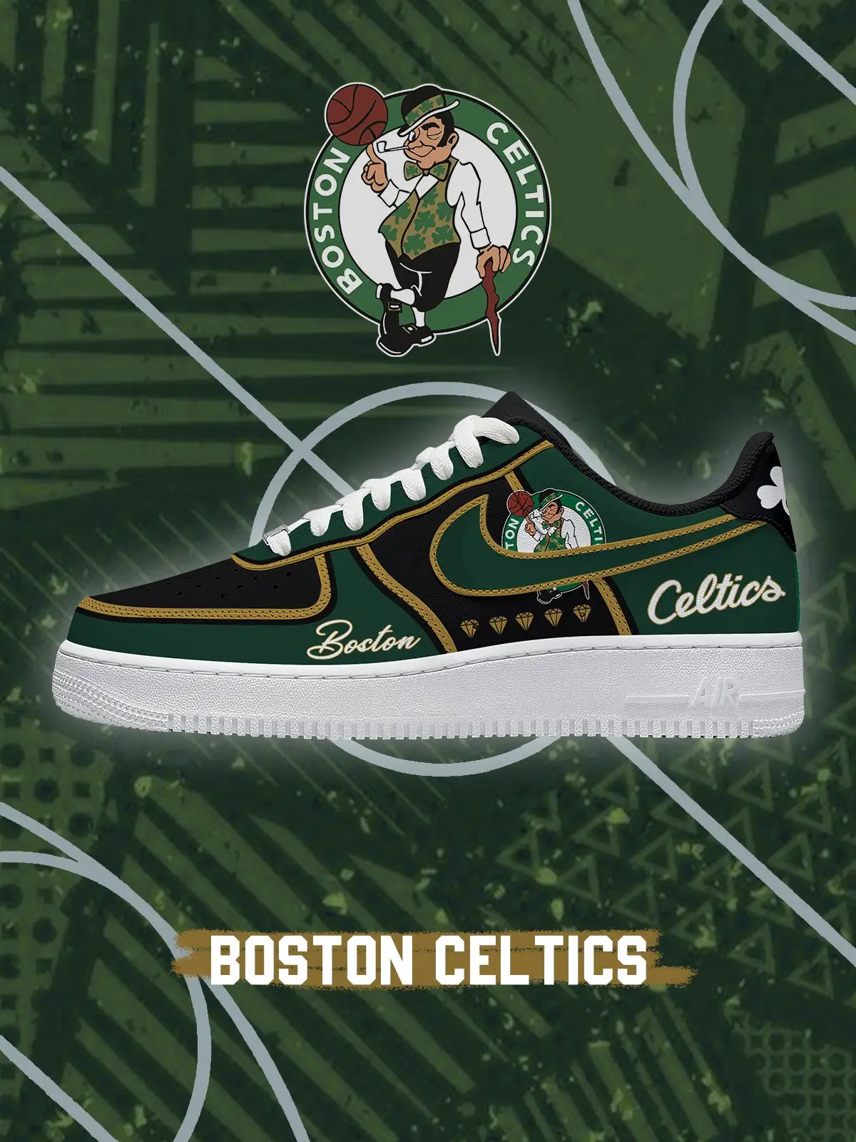 Boston Basketball V.2 Custom Sneakers