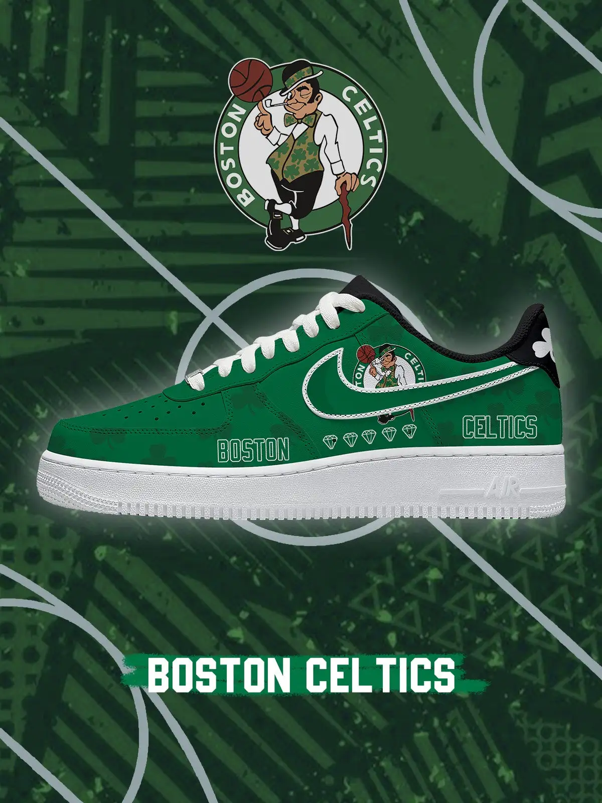 Boston Basketball V.4 Custom Sneakers
