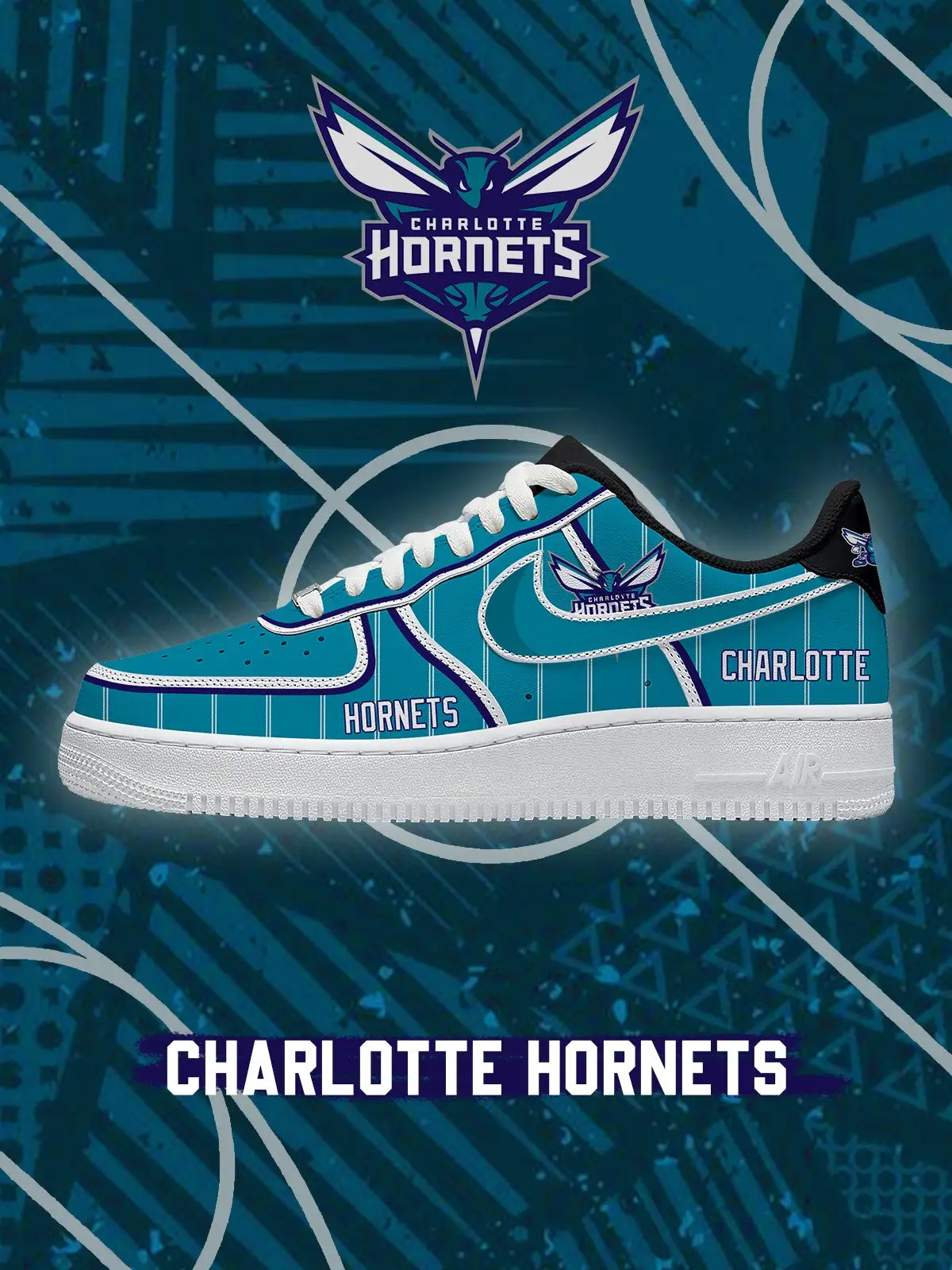 Charlotte Basketball V.3 Custom Sneakers