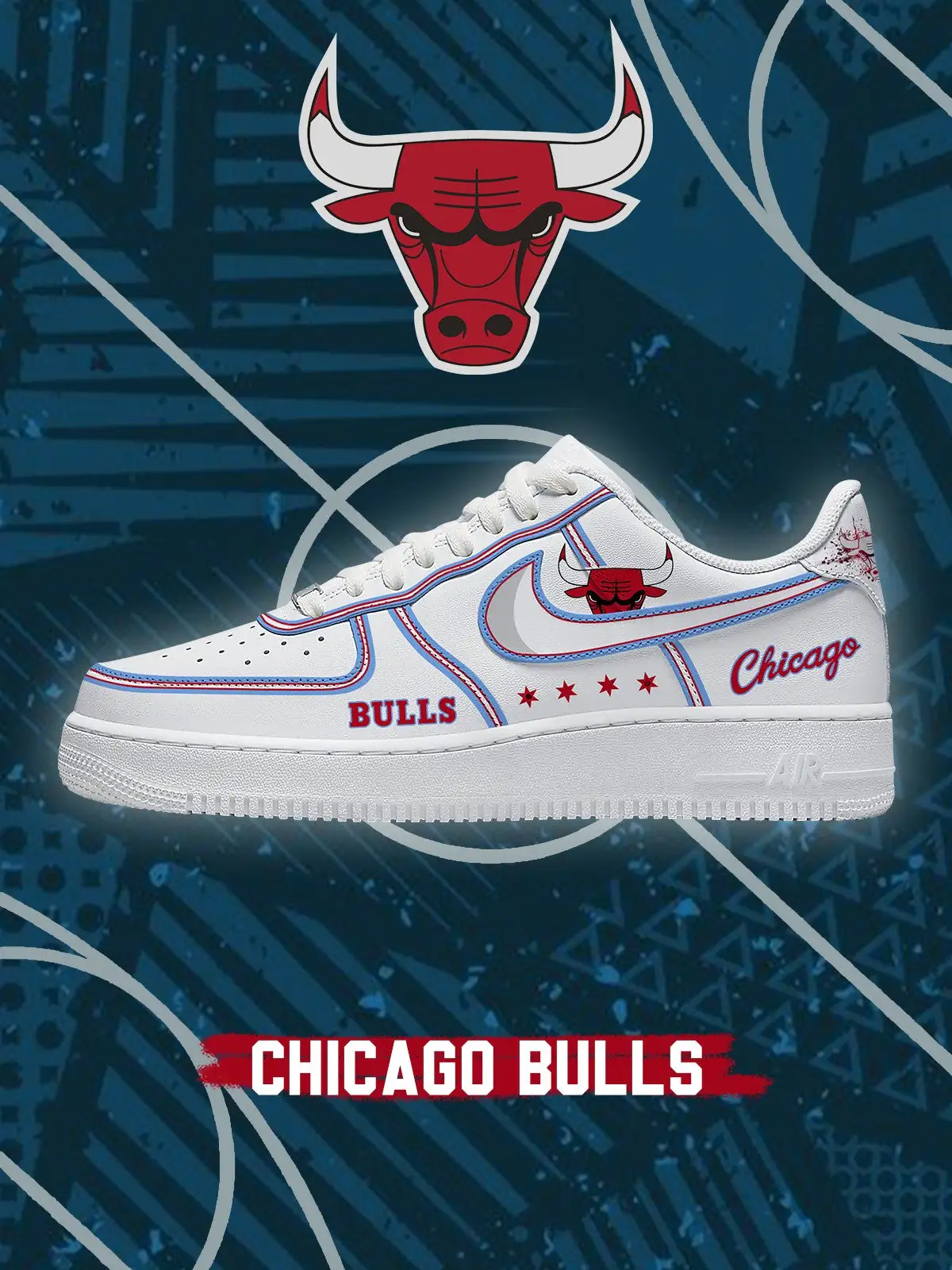 Chicago Basketball V.2 Custom Sneakers